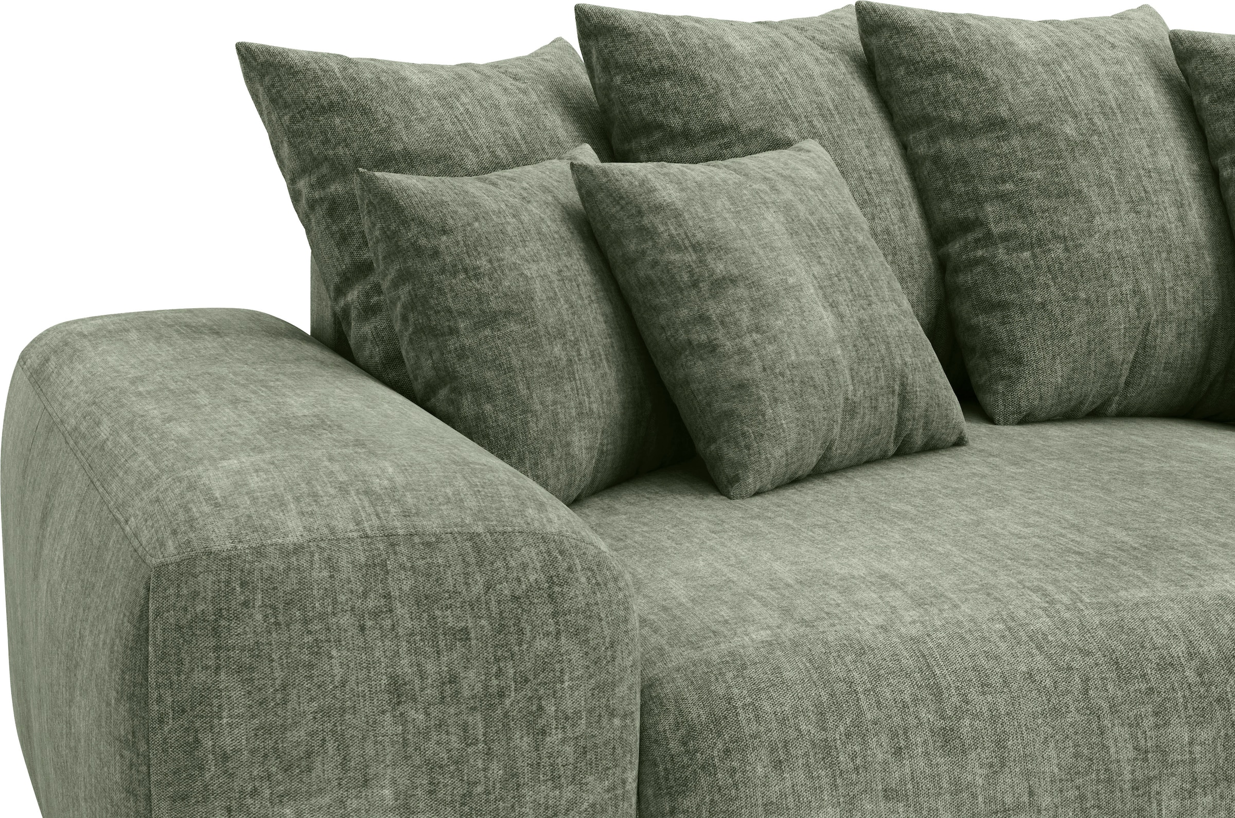 Home affaire Big-Sofa »Sundance, B/T 302/137 cm«, Dauerschläfer mit Hygiene-Topper und Transporttasche