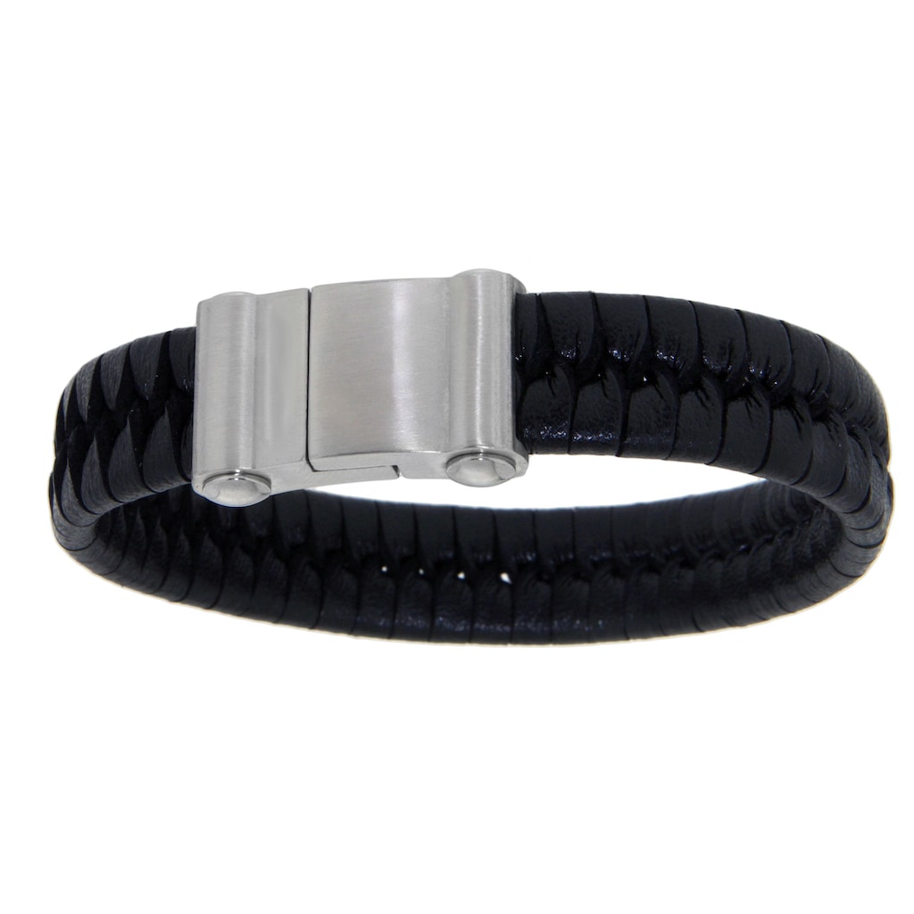 Firetti Armband »Schmuck Geschenk, Lederarmband, Verschluß gravierbar«