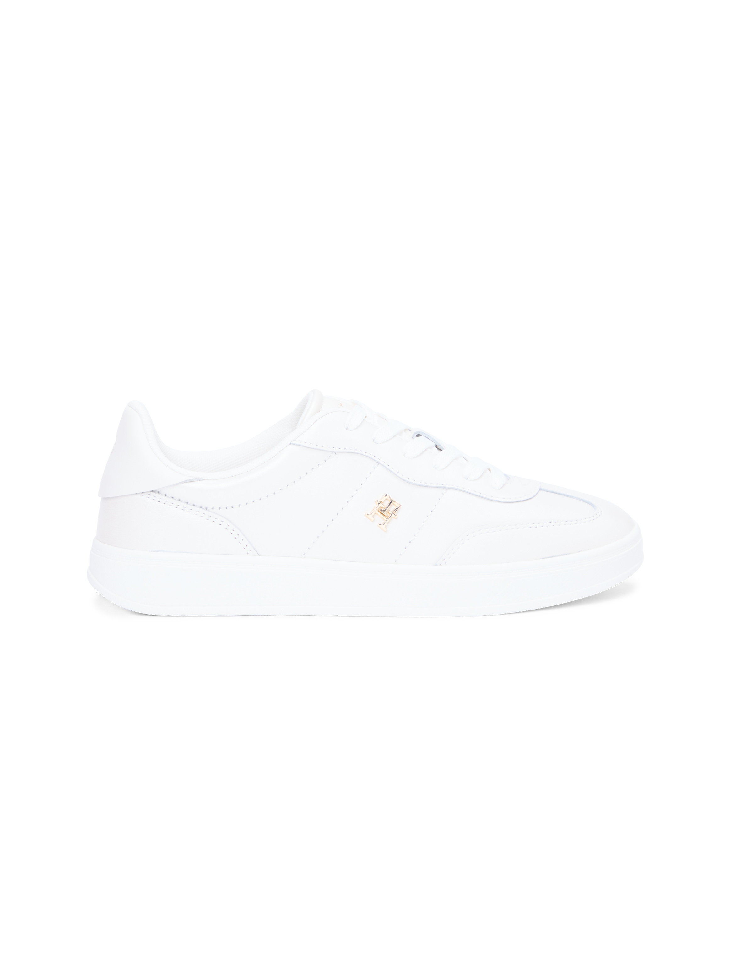 Tommy Hilfiger Plateausneaker »TH HERITAGE SHINY SNEAKER«  Freizeitschuh, Halbschuh, Schnürschuh mit seitlichem TH-Schmucklogo