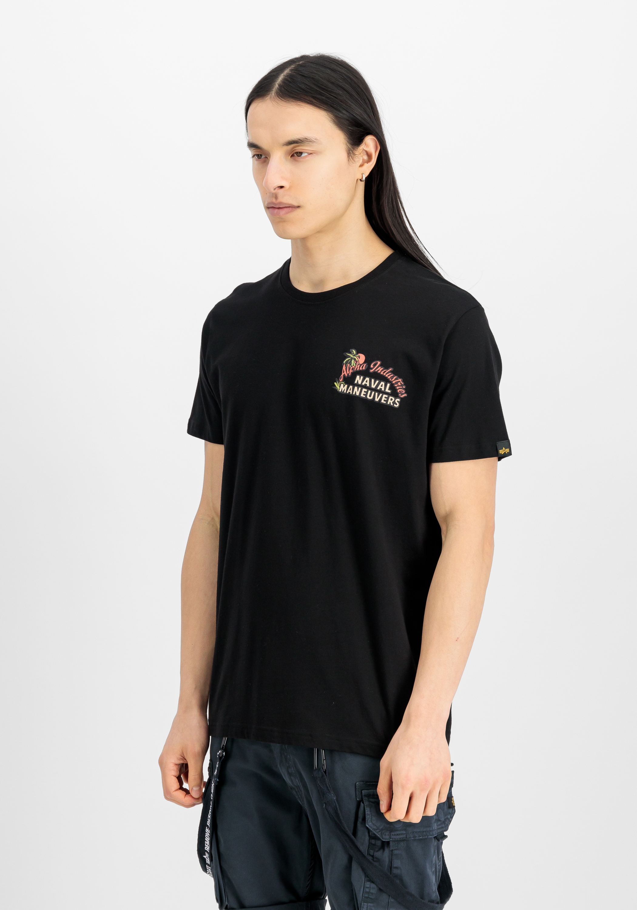 Alpha Industries T-Shirt »Alpha Industries Men - T-Shirts Naval Backprint T-Shirt«