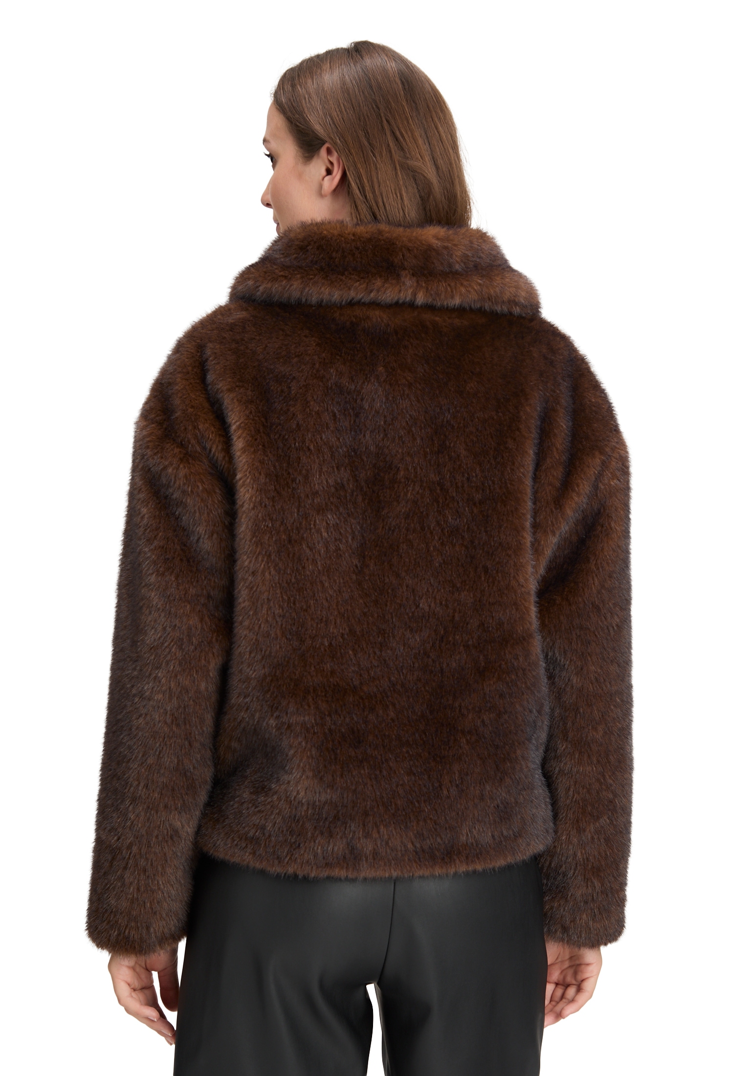 Cartoon Fellimitatjacke »Kunstfell-Jacke mit Eingrifftaschen«