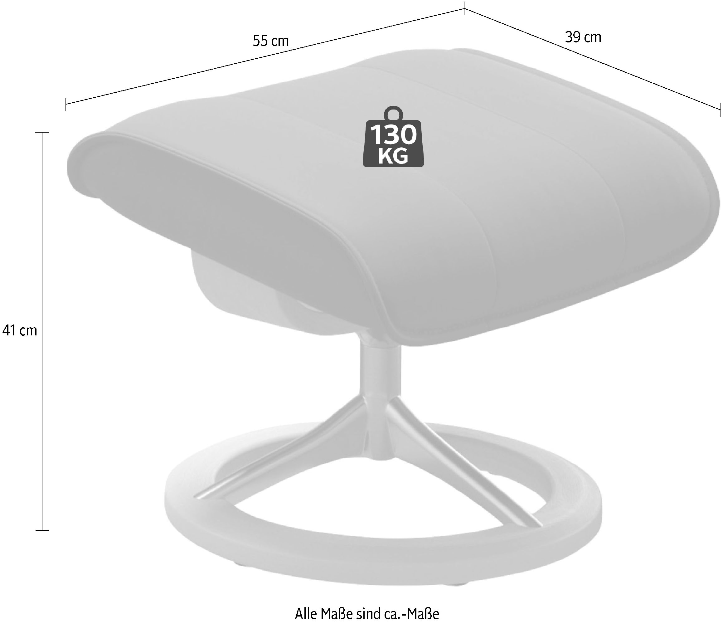 Stressless® »Admiral« mit Signature Base, Gestell Eiche