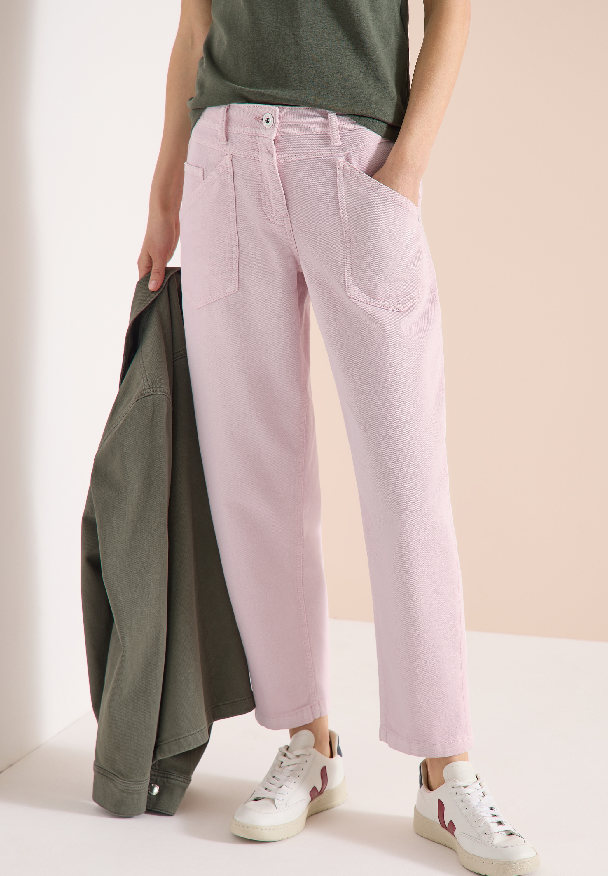 Cecil High-waist-Jeans »Style Scarlett« mit Taschen und Stretch