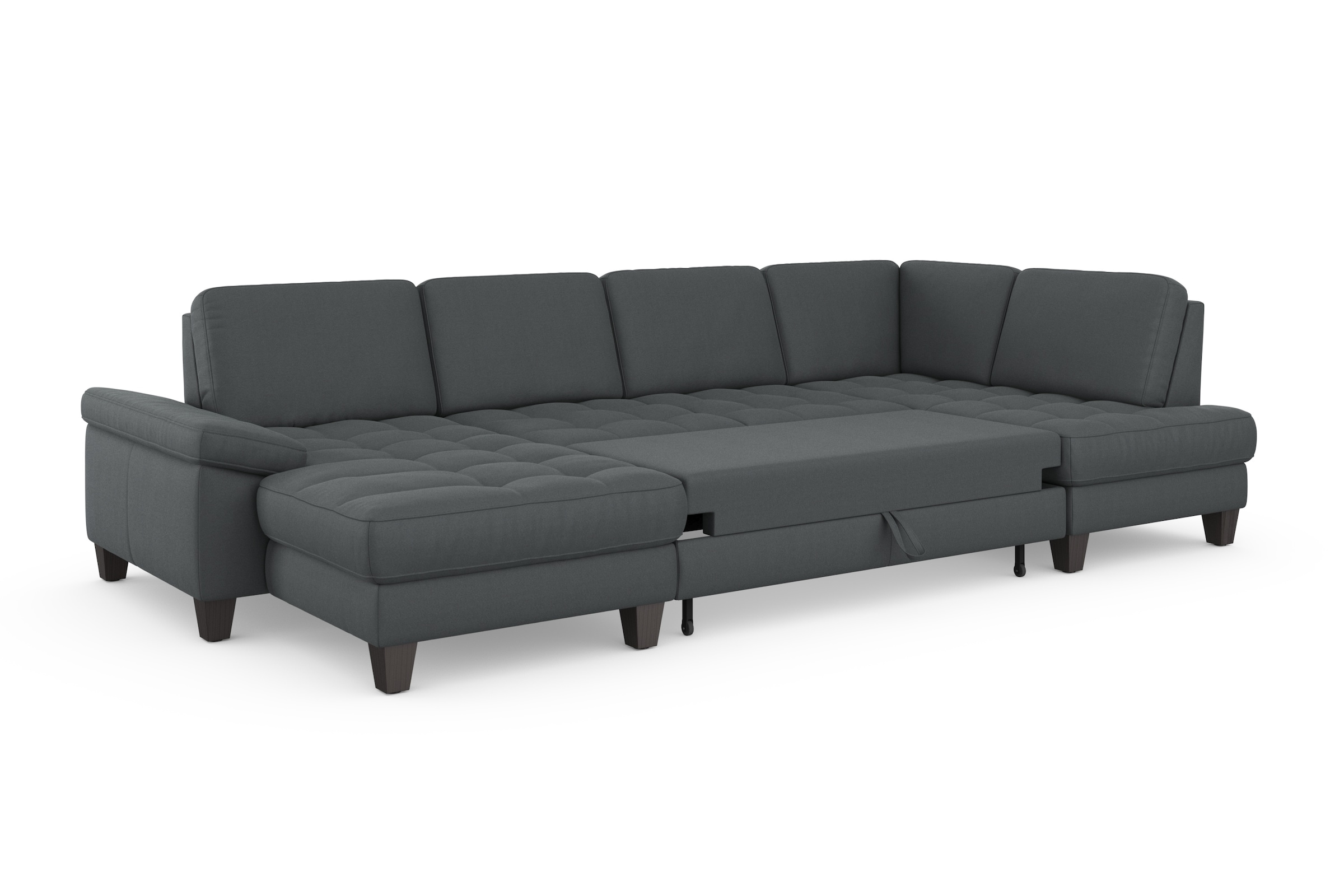 sit&more Wohnlandschaft »Westham U-Form«, wahlweise mit Bettfunktion, Bettkasten, Sitztiefenverstellung