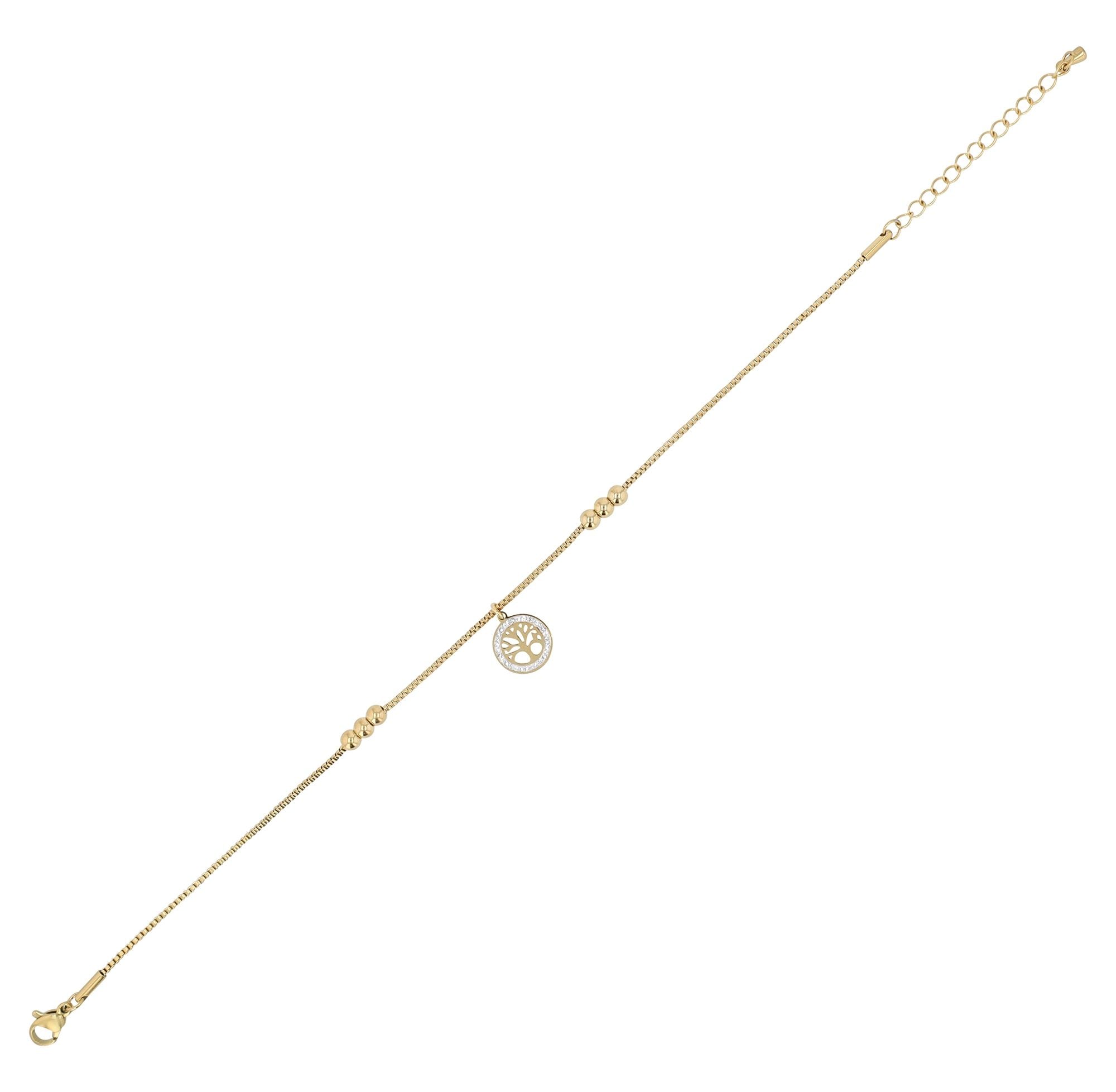 Adelia´s Kettenanhänger »Damen Anhänger ¿ Lebensbaumanhänger aus Edelstahl«