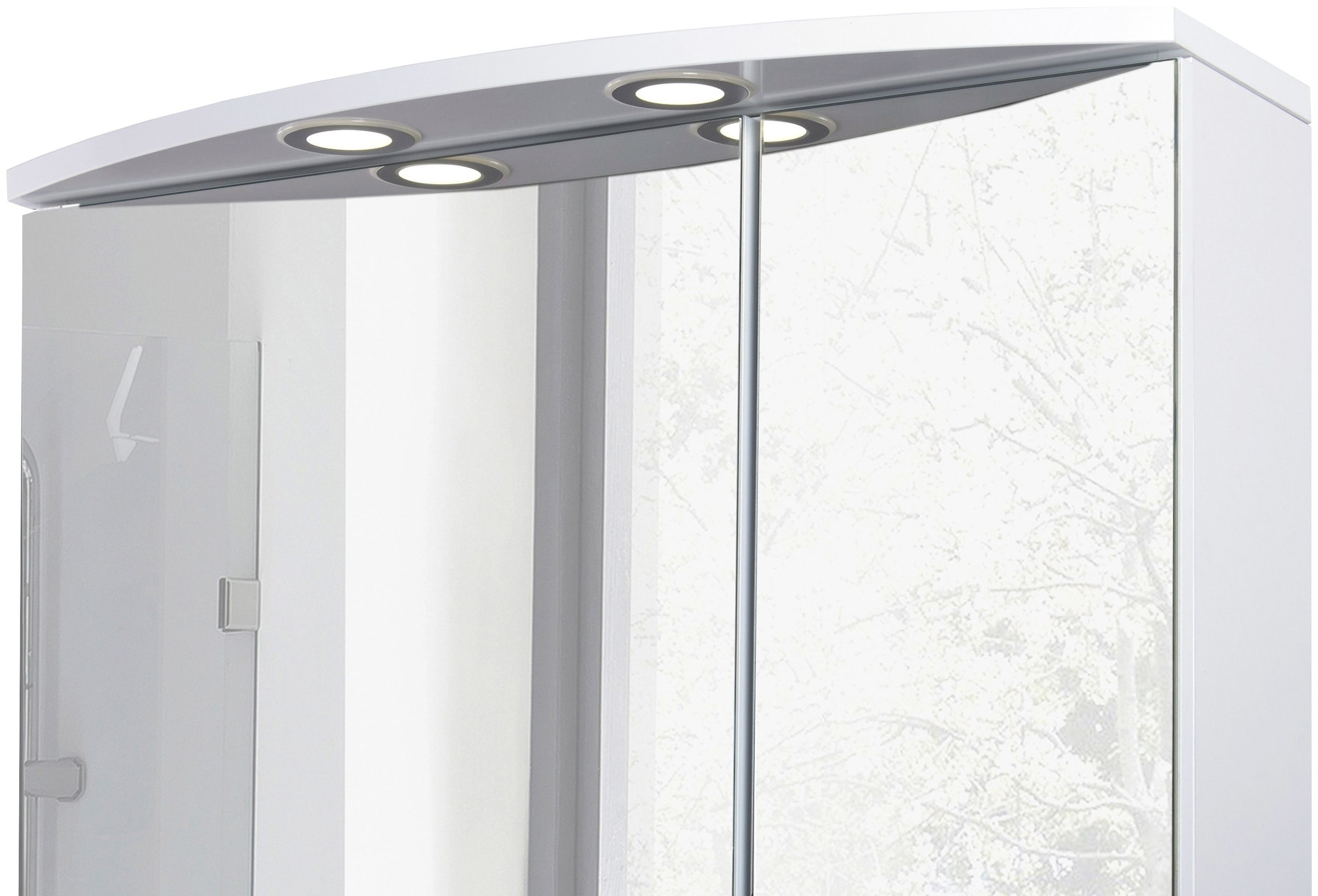 Schildmeyer Spiegelschrank »Verona«, Breite 60 cm, 2-türig, 2  LED-Einbaustrahler, Schalter-/Steckdosenbox kaufen bei OTTO