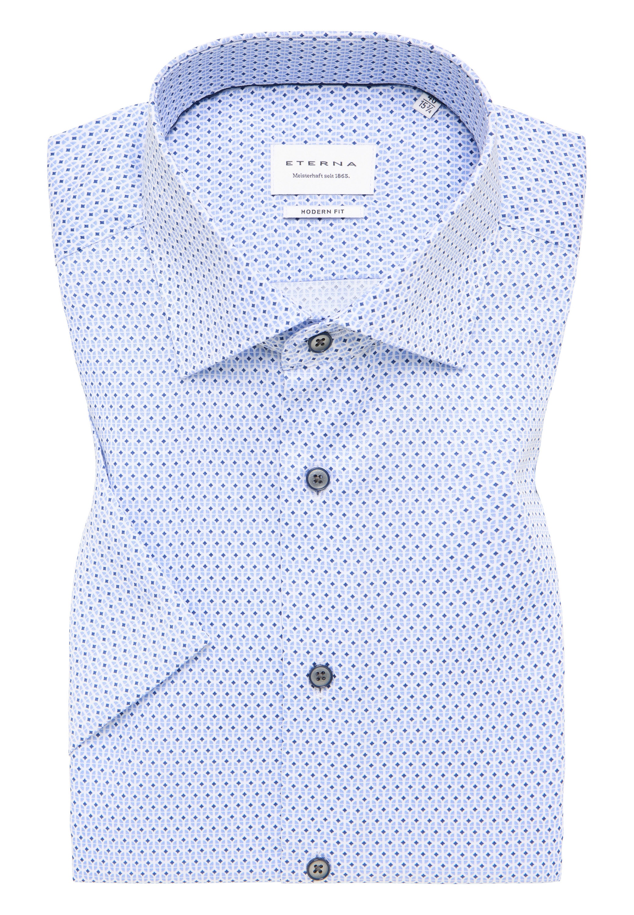 Eterna Kurzarmhemd »MODERN FIT«, NON IRON (bügelfrei)
