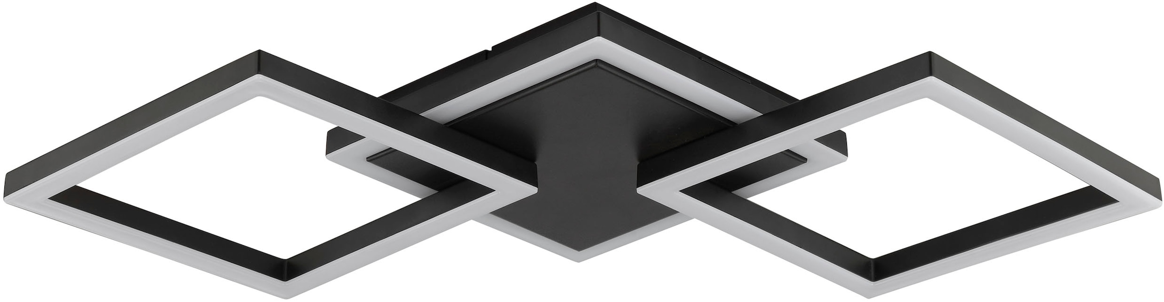 Brilliant LED Deckenleuchte »Tavora« LED-Modul Warmweiß LED-Profilleuchte, 61 x 28 cm, 2500 lm, 3000 K, Metall, schwarz