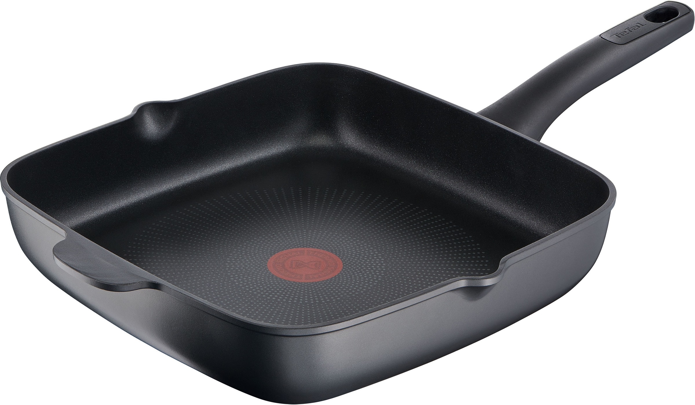 Tefal Bratpfanne »E23540 Ultimate Viereck-Bratpfanne«, Aluminiumguss, (1 tlg.), 28x28 cm, Thermo-Signal-Temperaturanzeiger, induktionsgeeignet