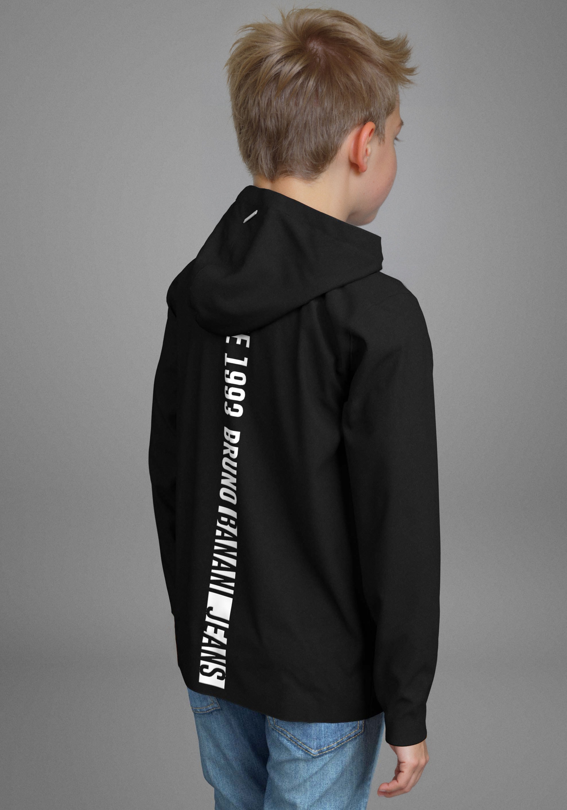 Bruno Banani Kapuzenshirt »Shirt mit RÜCKENPRINT« NEU! BRUNO BANANI für TEENS. Cooles Logoshirt