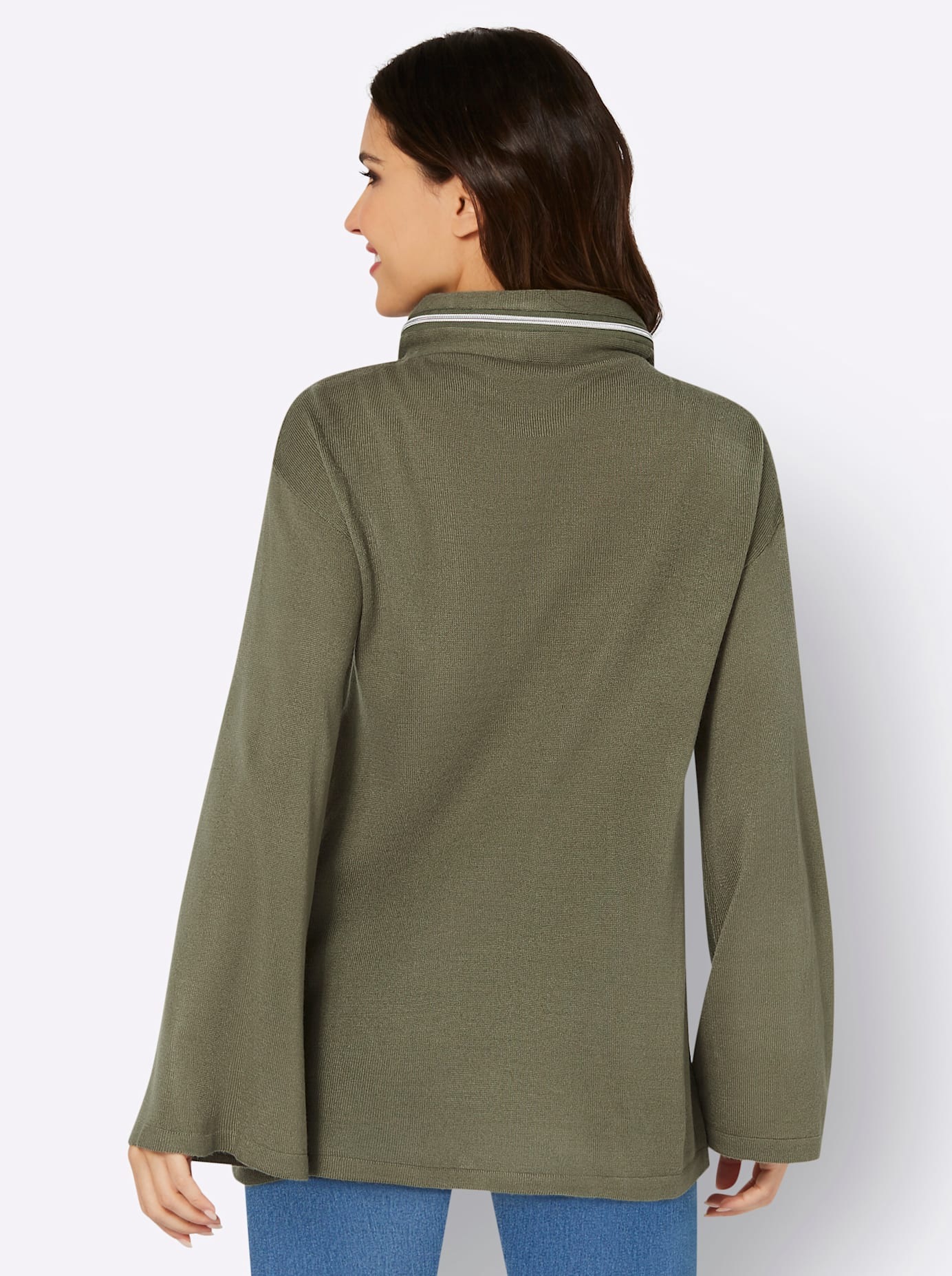 Classic Basics Longpullover »Stehkragen-Pullover«