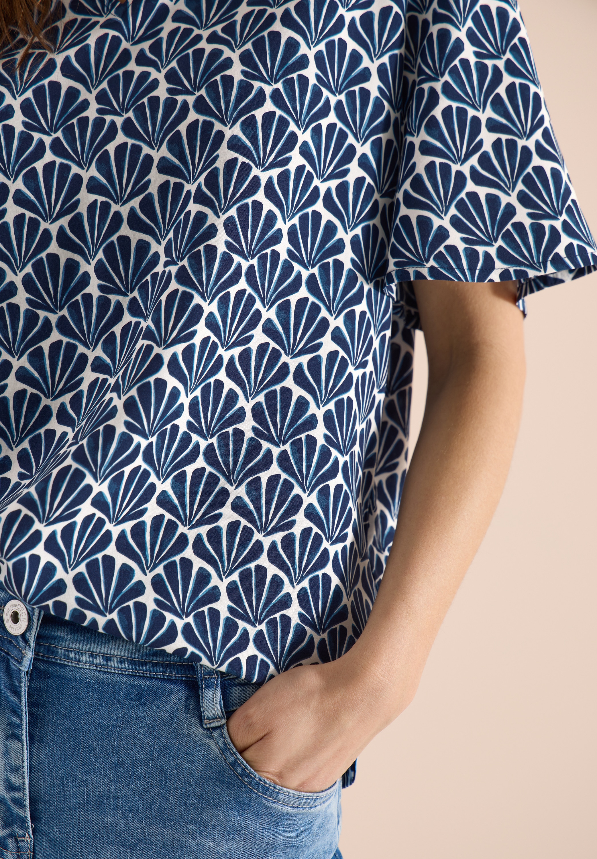 Cecil Shirtbluse mit All-Over Print