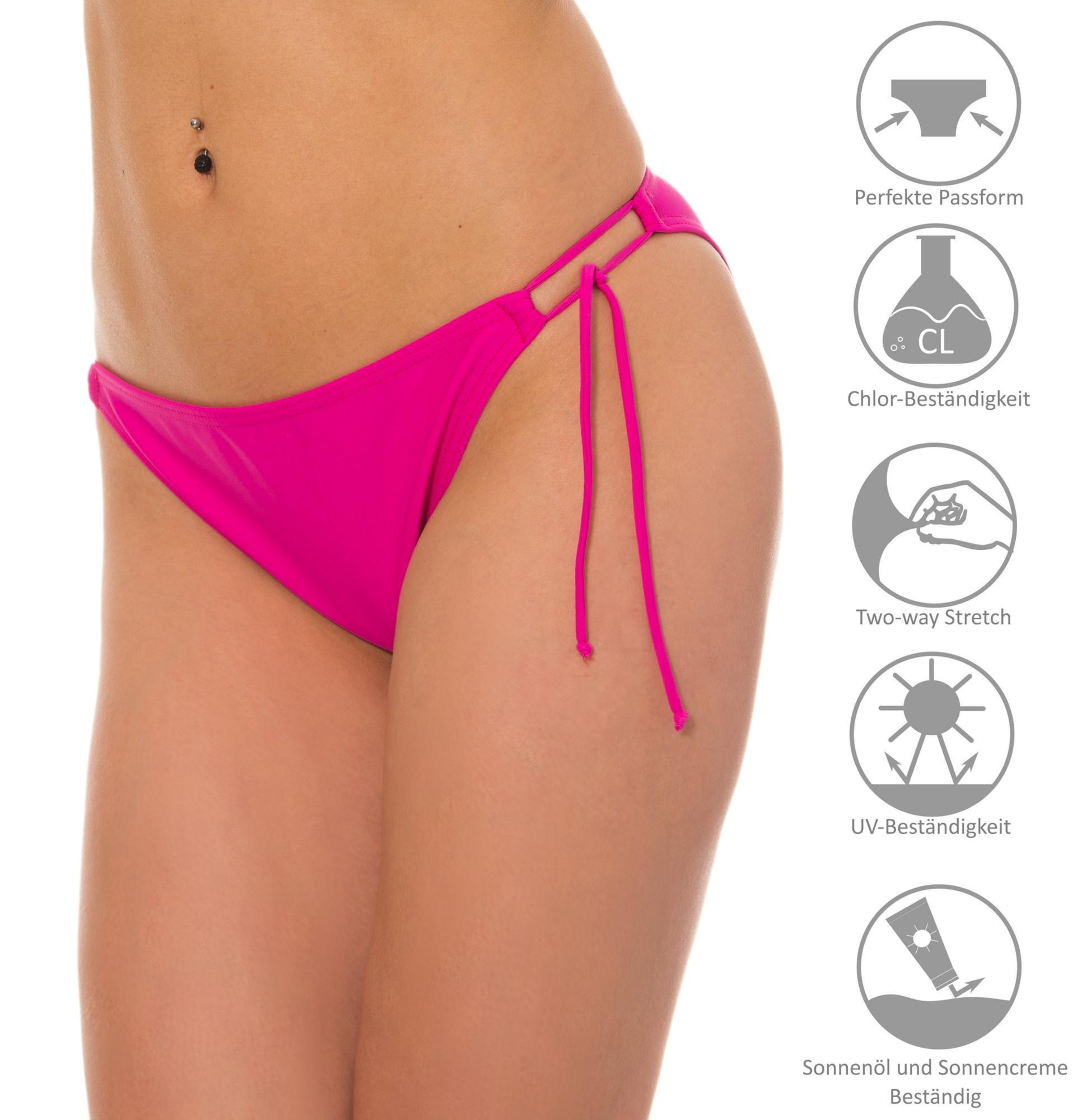 AQUARTI Bikini-Hose »Bikinihose Aquarti Damen Bikinihose Seitlich Gebunden Bikinislip«