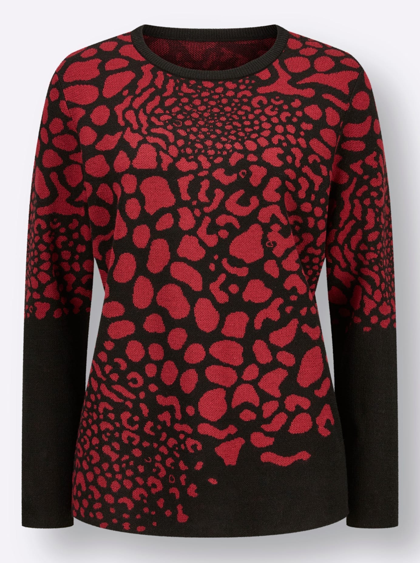 Classic Basics Rundhalspullover »Jacquard-Pullover«