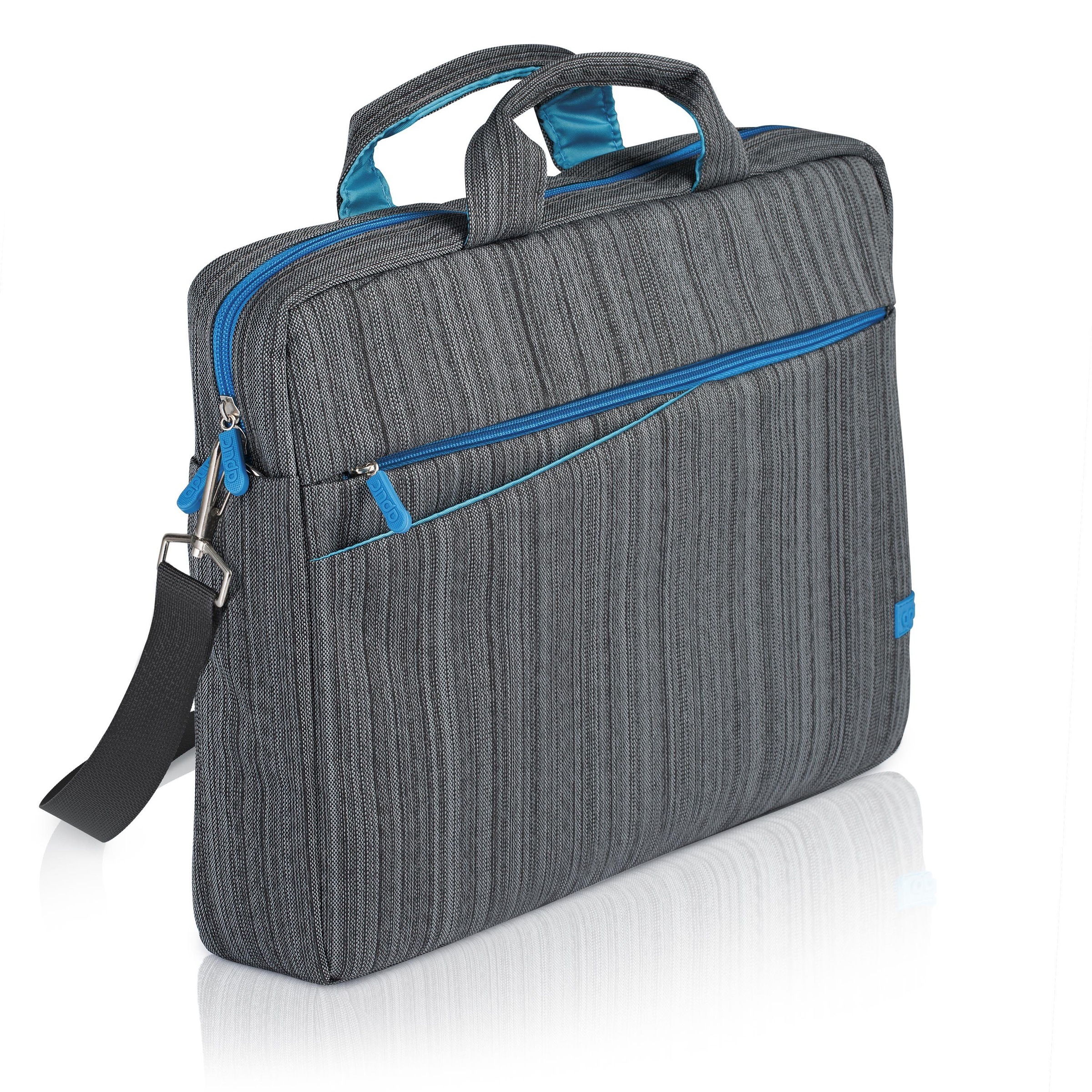 Aplic Notebooktasche mit Zubehörfächern für Laptops bis 17,3(43,9cm)