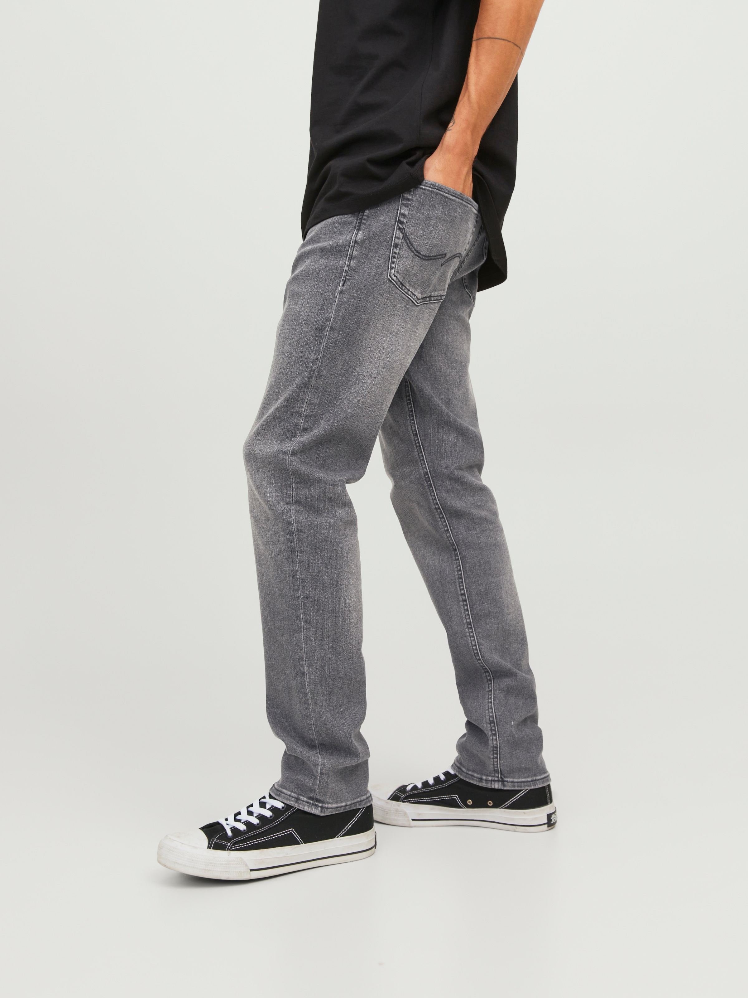 Jack & Jones Slim-fit-Jeans »JJIGLENN mit Used-Look und Stretchkomfort« Abriebeffekte, modisch, slim fit, Baumwollmischung