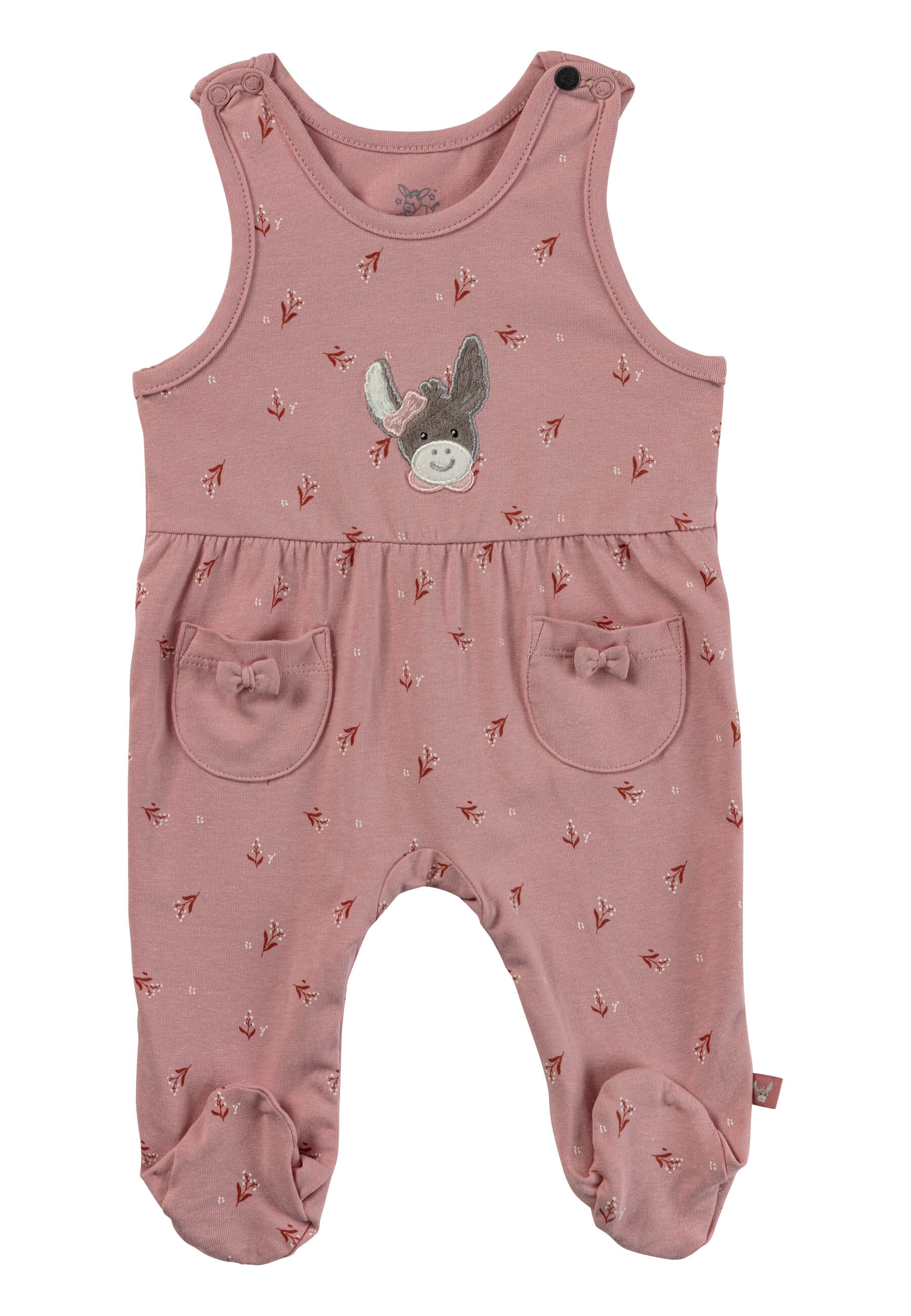 Sterntaler® Overall »Strampler Set Jersey Blümchen«