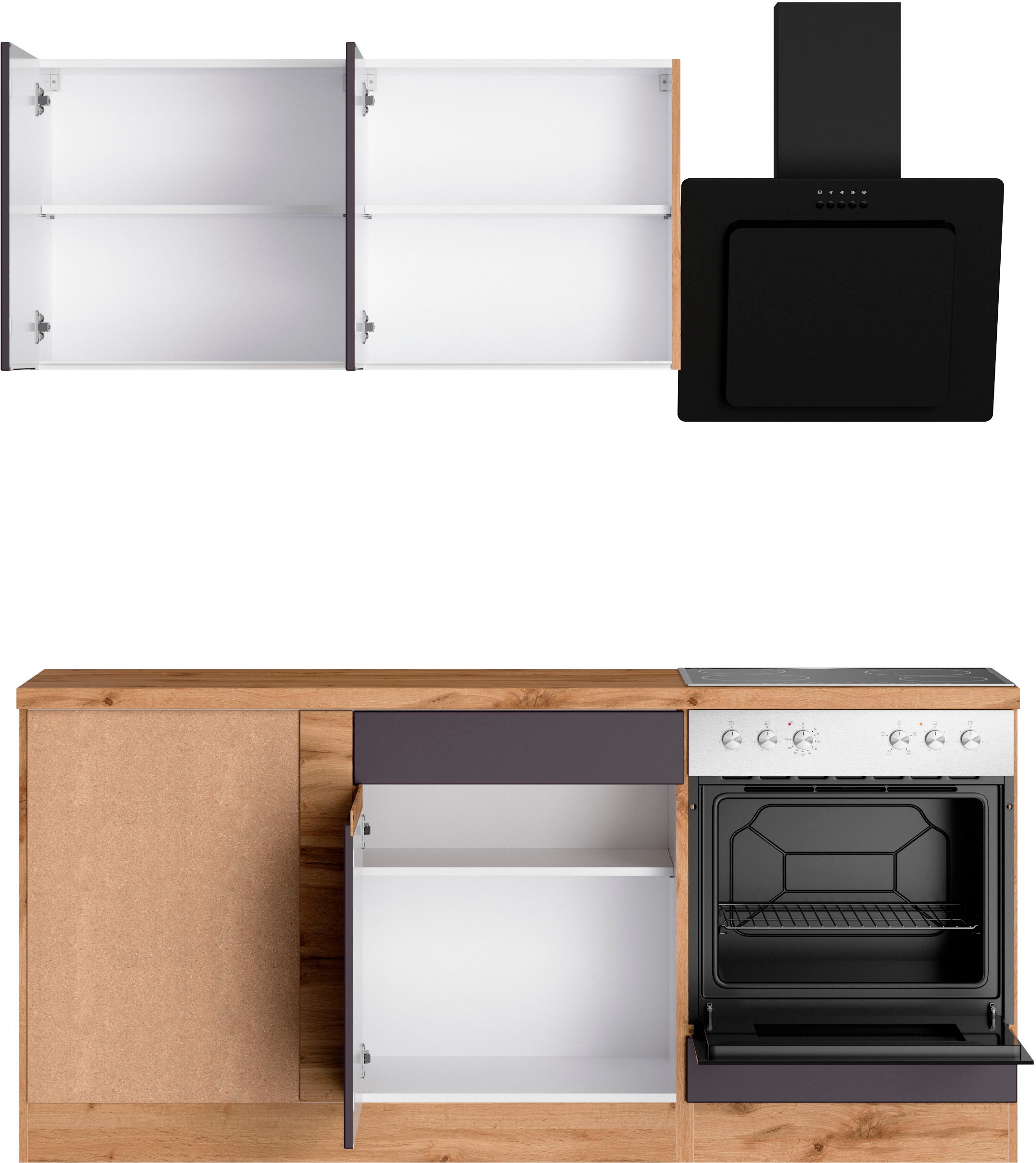 KOCHSTATION Winkelküche »KS-Riesa« Stellbreite 240x270 cm, wahlweise mit oder ohne E-Geräte