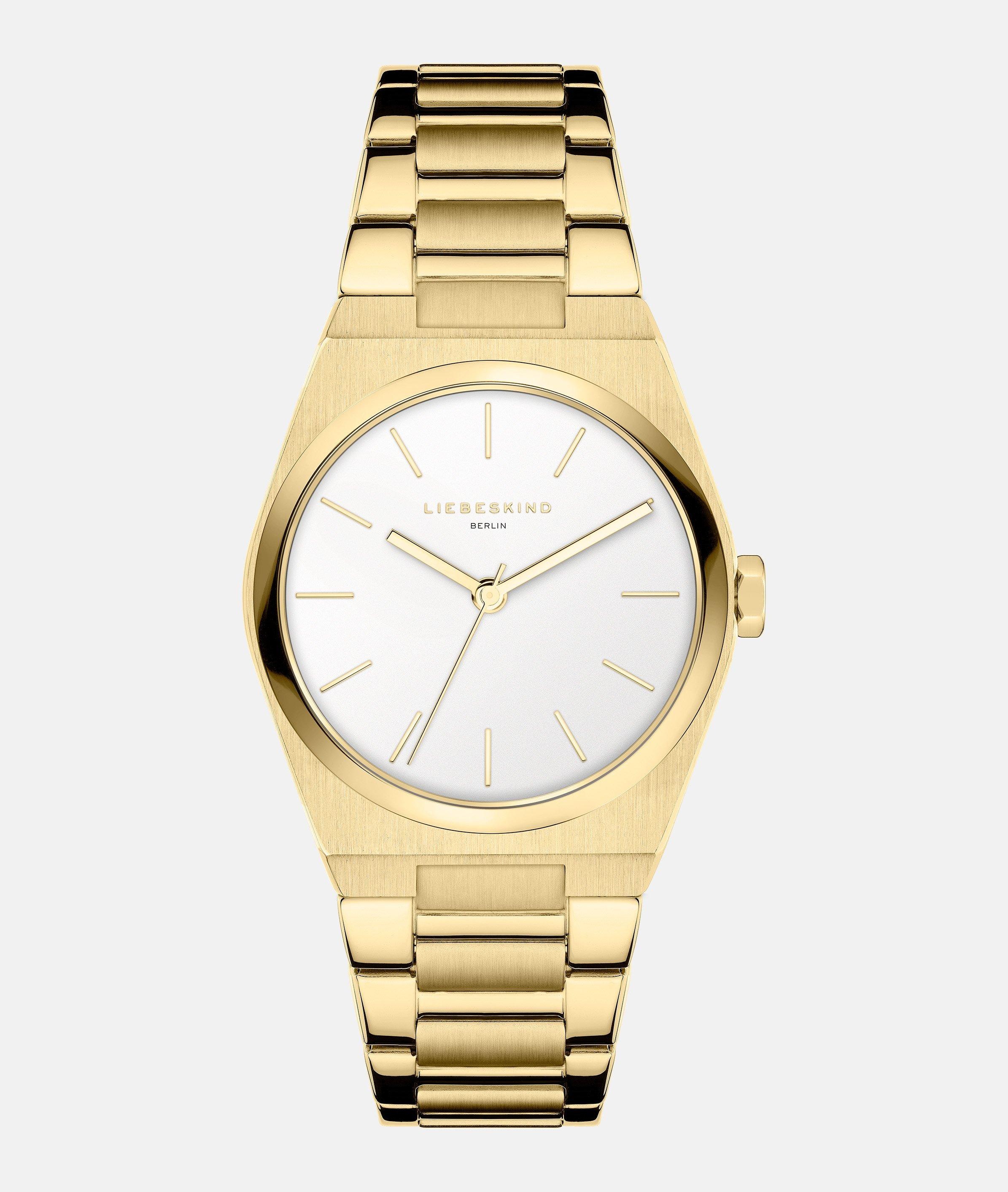 Liebeskind Berlin Quarzuhr »Minimalist 45 mm« Armbanduhr, Damenuhr, Edelstahlarmband, analog