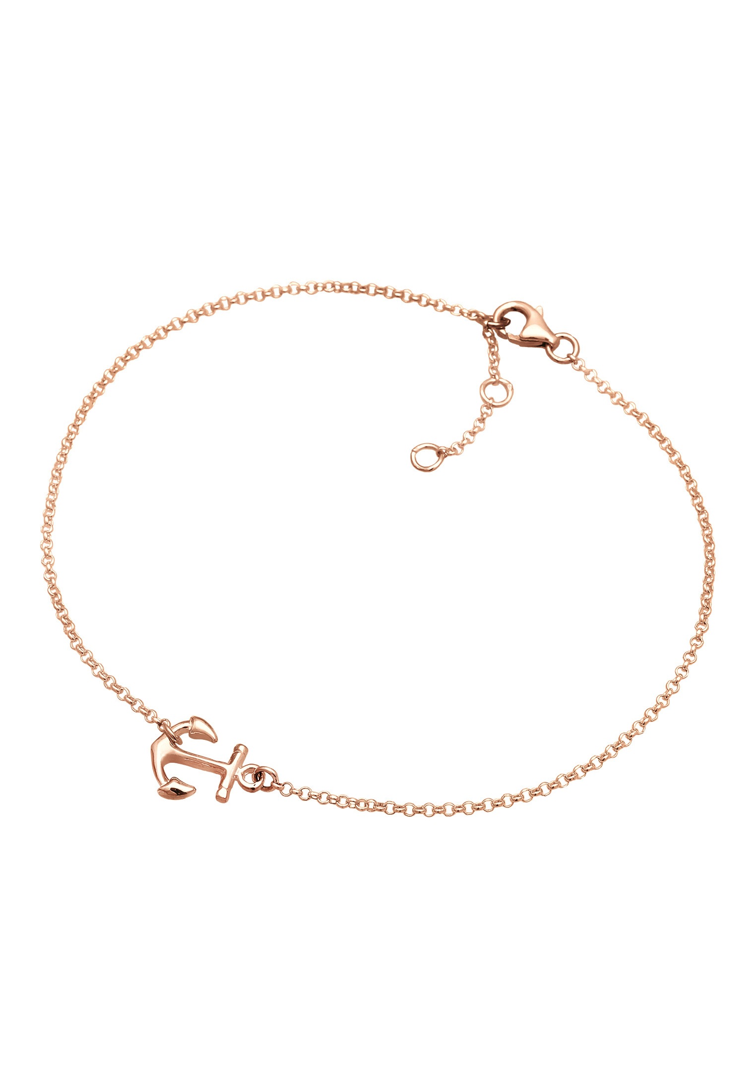 Elli Fußkette »Fußschmuck Anker Symbol Maritim 925 Silber«