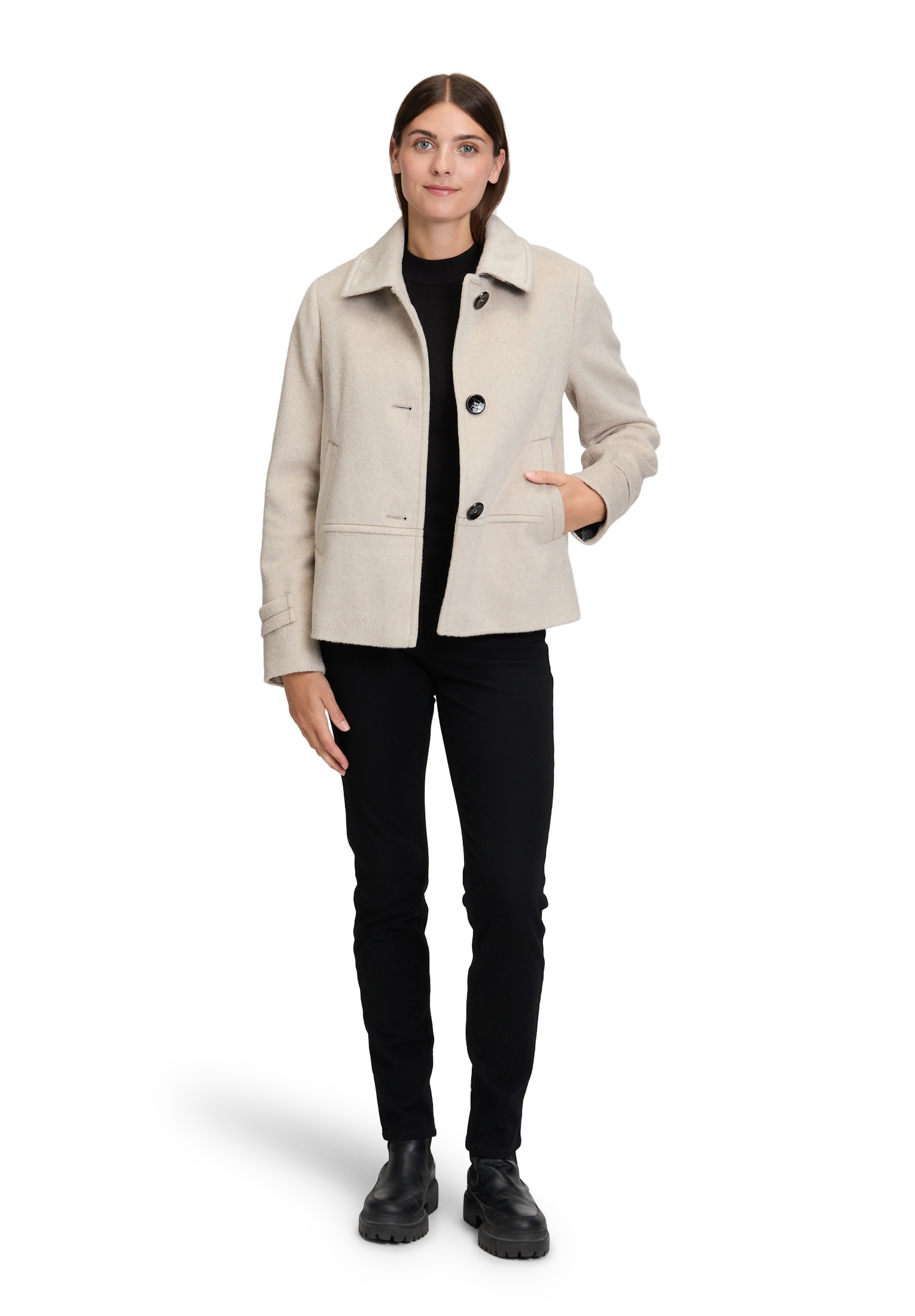 Gil Bret Wolljacke »Wolljacke mit Kragen«