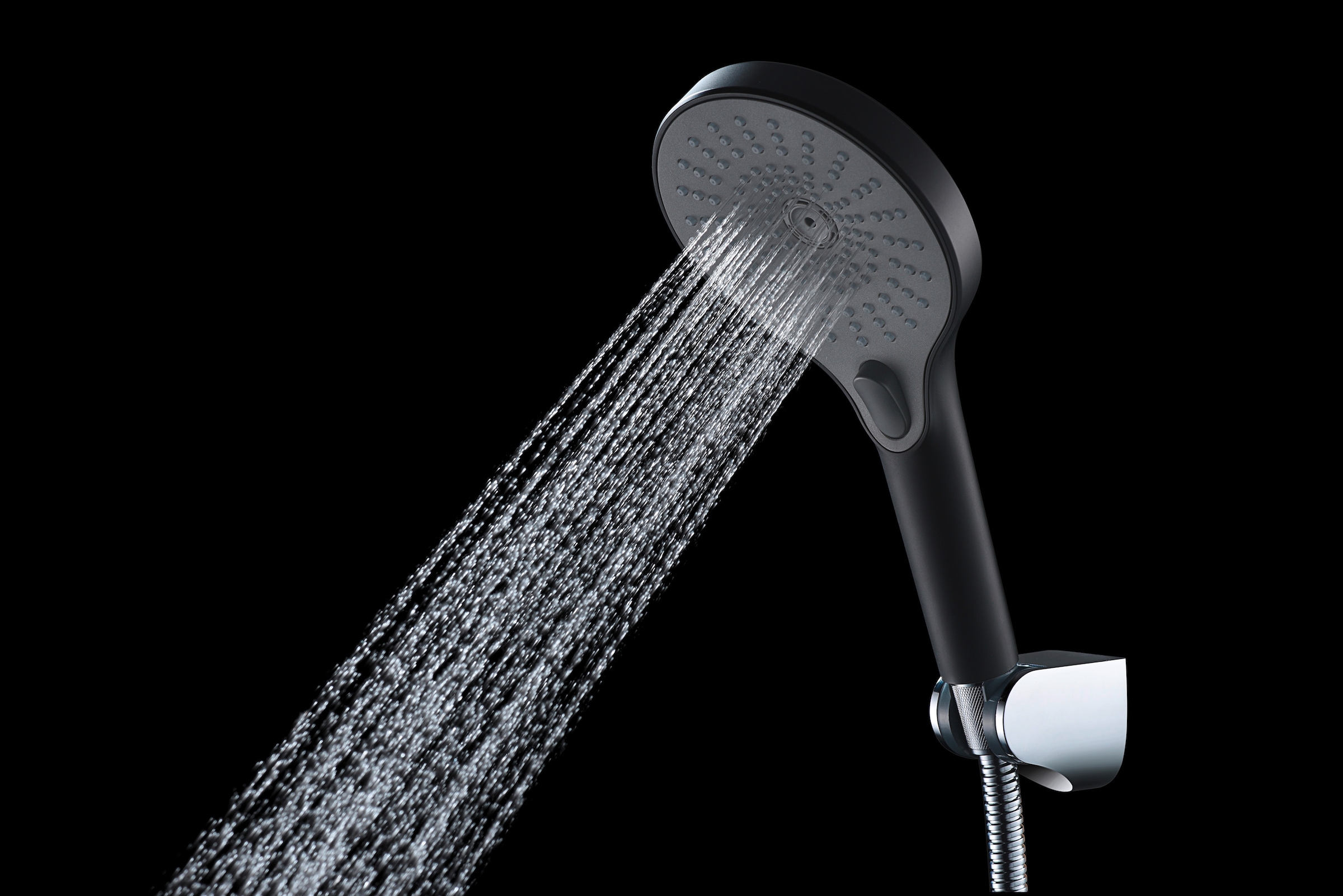WENKO Handbrause »Ultimate Shower«, (1 tlg.), Schwarz/Grau, Ø 13 cm