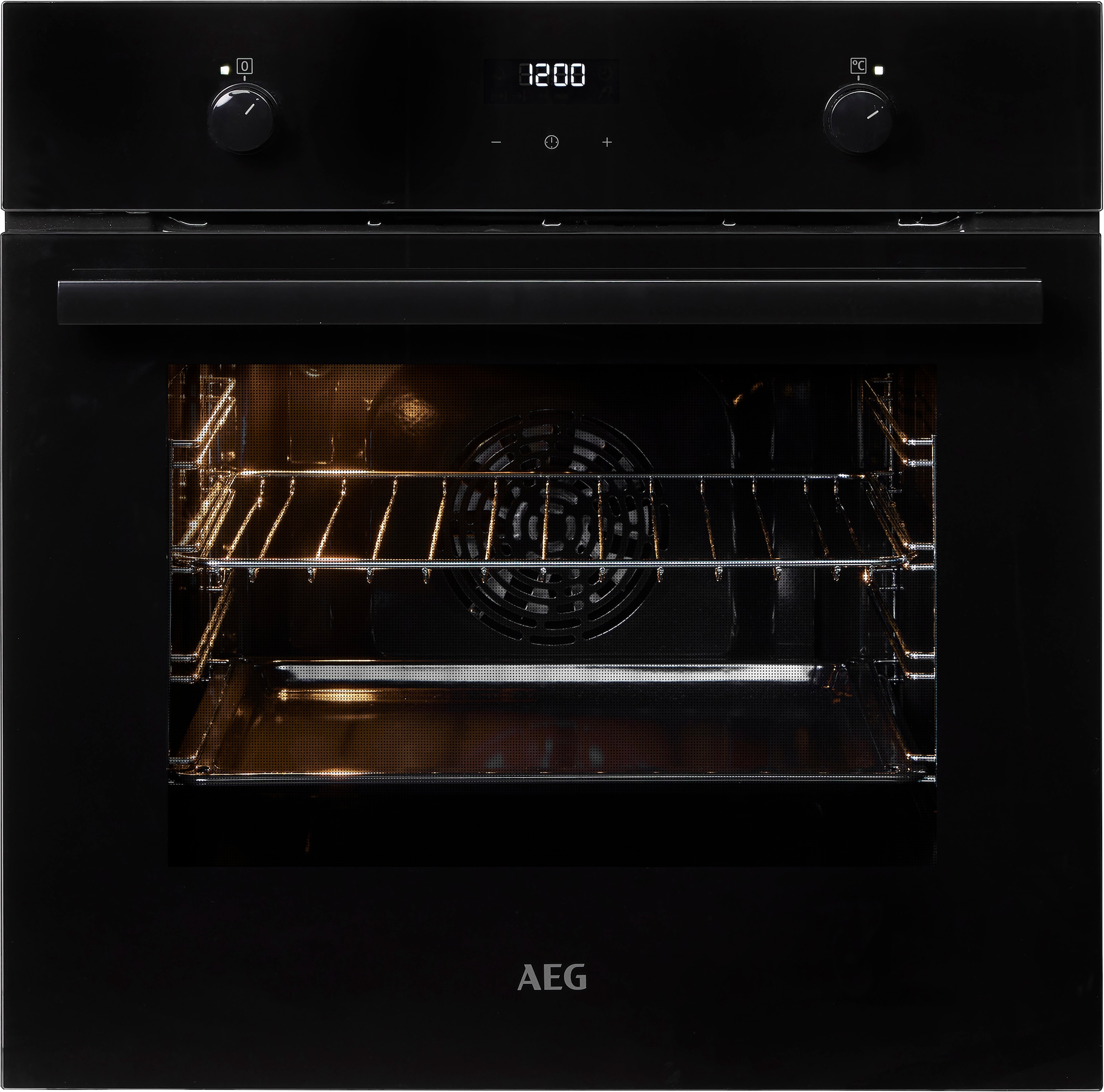 AEG Einbaubackofen Serie 6000 »BEE43511AB«, Aqua-Reinigungsfunktion, 60 cm, 65 l,...