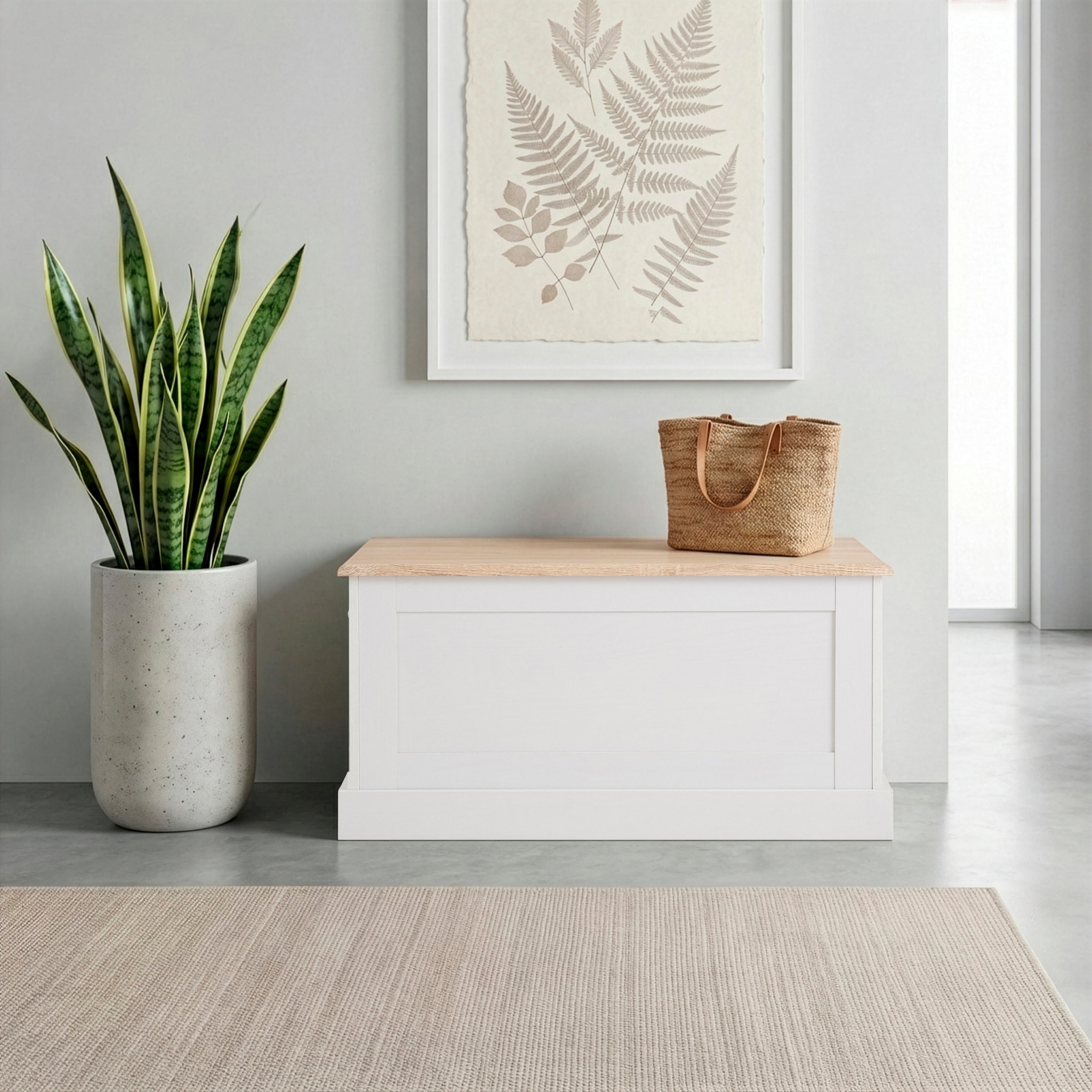 OTTO home Sitzbank »Binz« zwei unterschiedliche Farbvarianten, mit Stauraum, Breite 90 cm