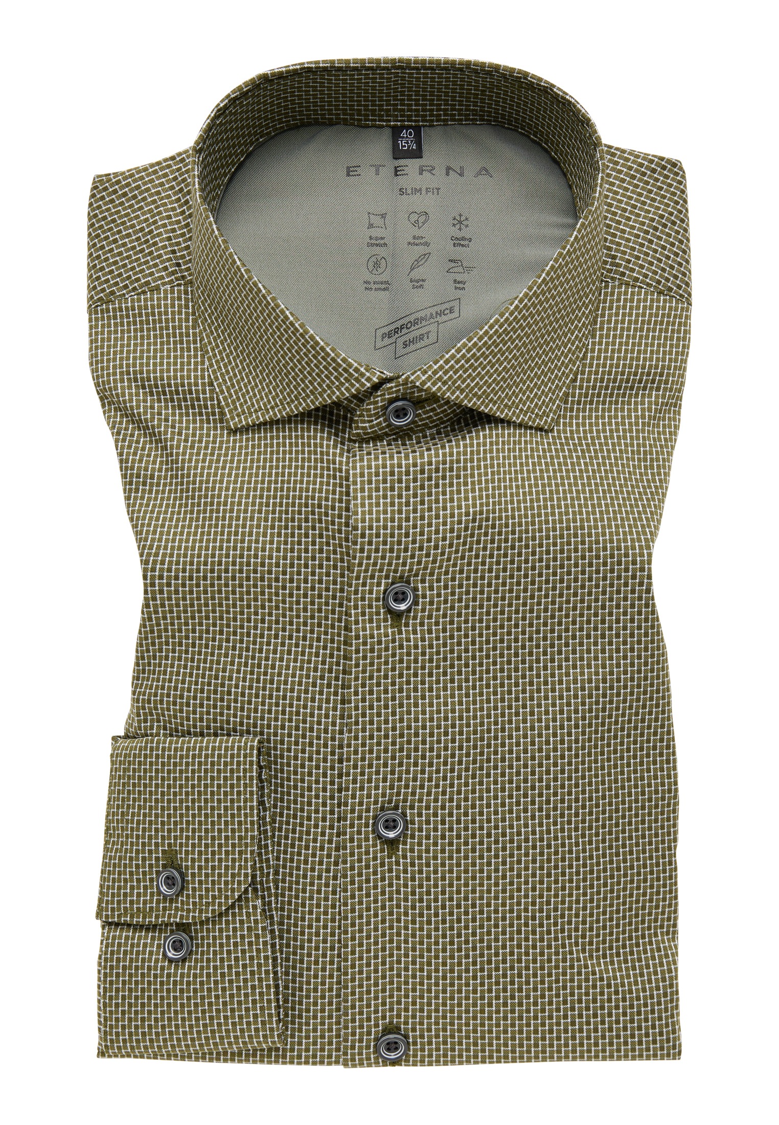 Eterna Langarmhemd »SLIM FIT«