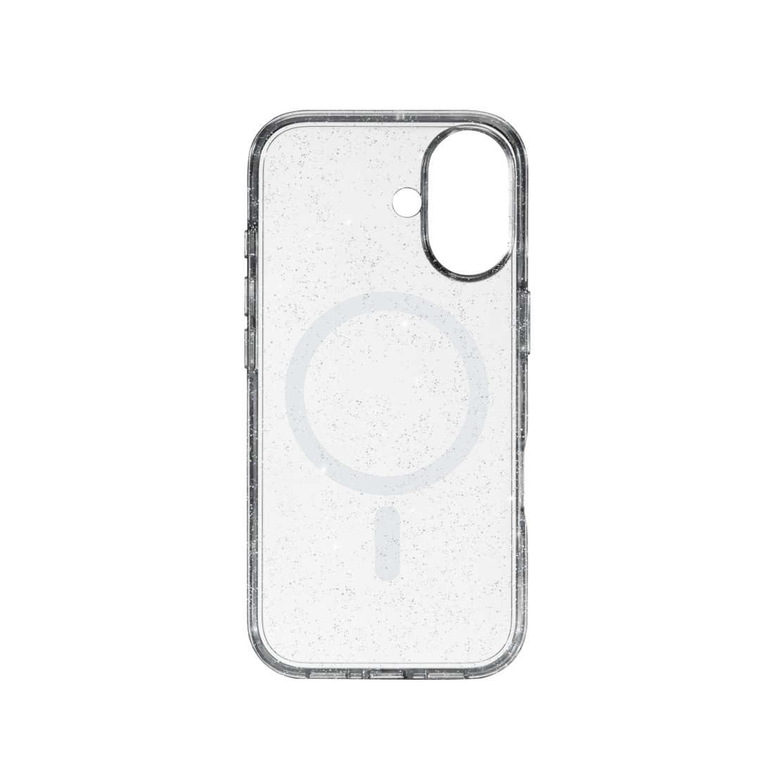 White Diamonds Smartphone-Hülle »Cover "Mag Glitter" für Apple iPhone 17, Transparent« Anti-Vergilbung, Kraztschutz, Stoßfeste Ecken