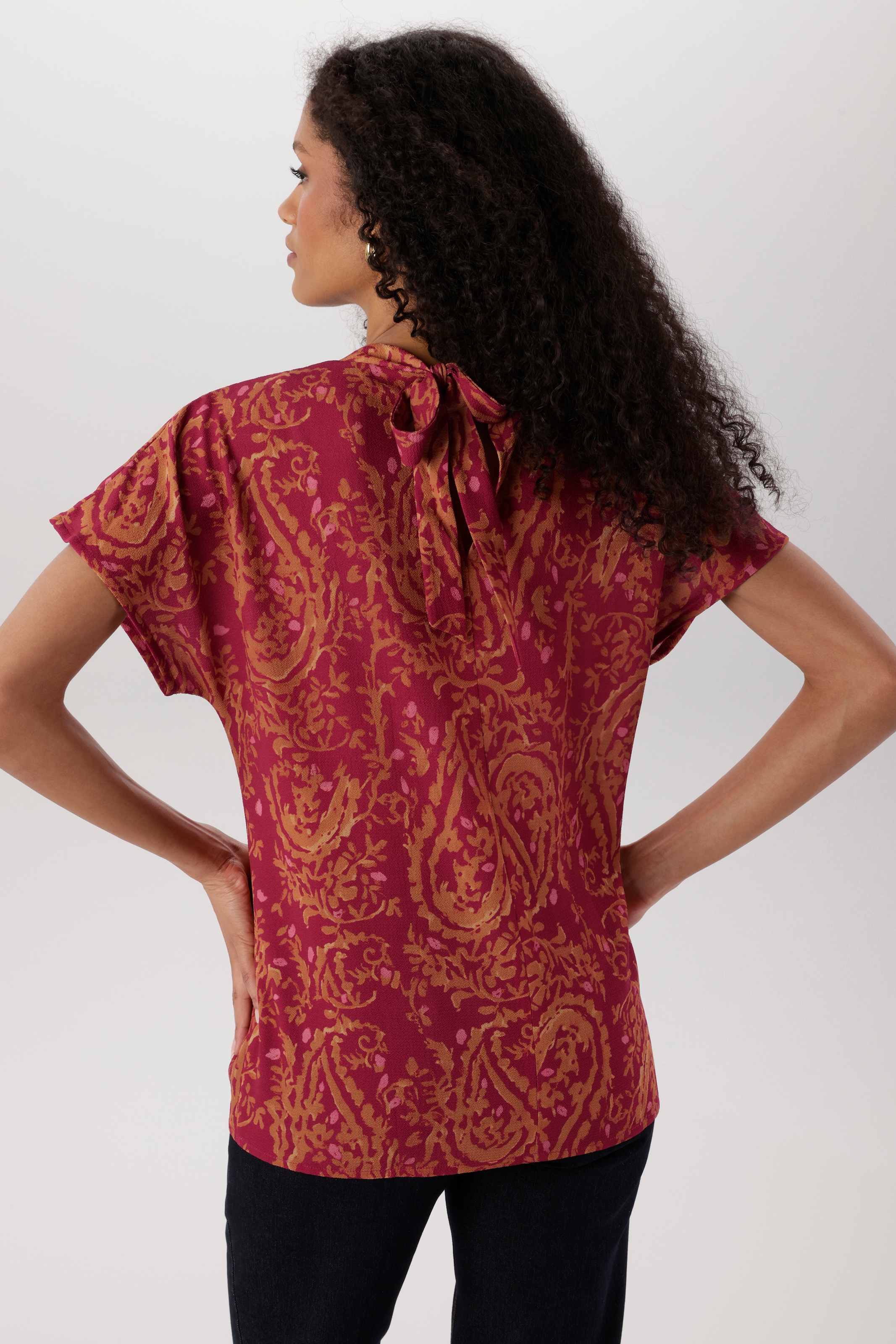Aniston SELECTED Kurzarmbluse in extra weiter Form - NEUE KOLLEKTION