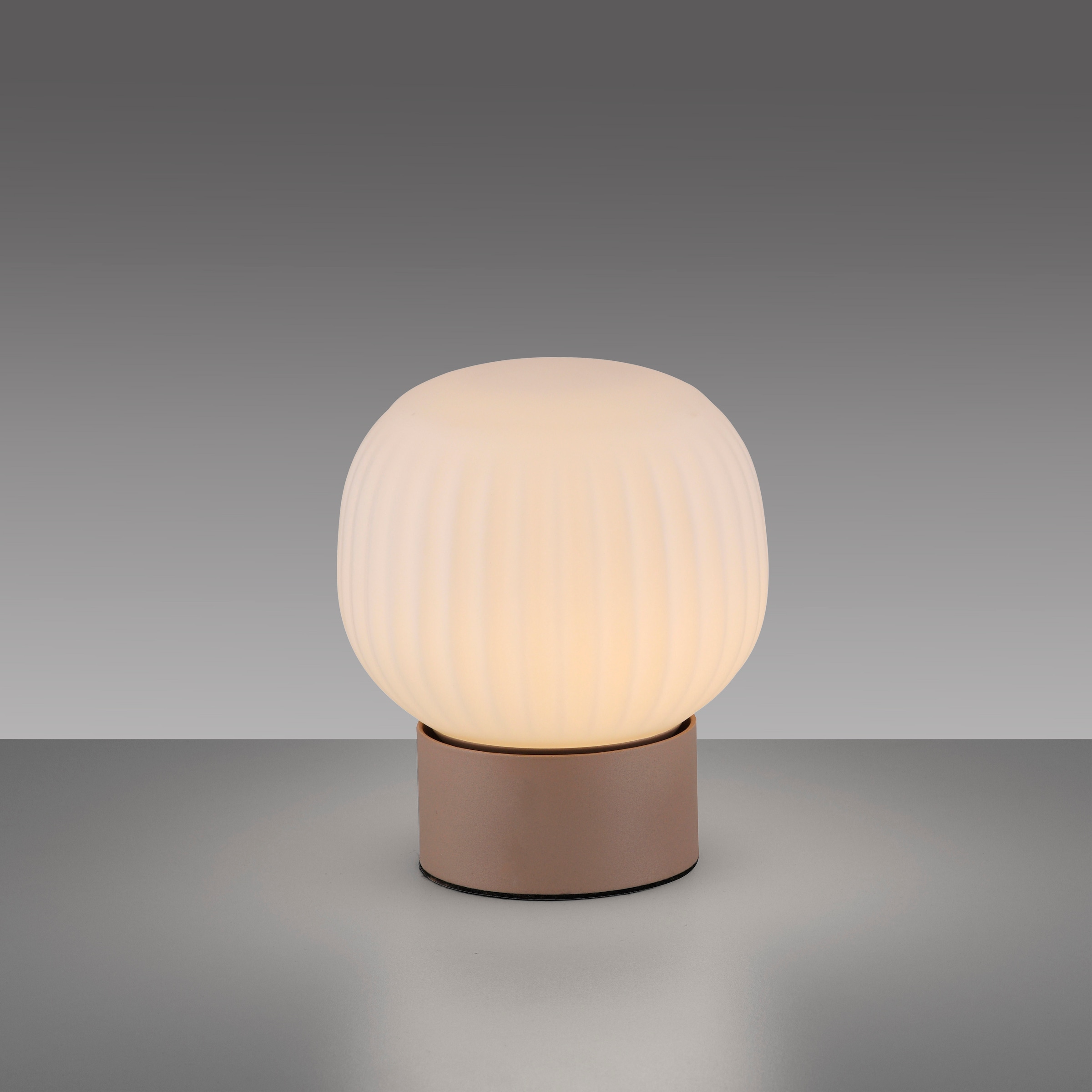 JUST LIGHT LED Tischleuchte »NAMI« LED-Board 1 Stk. Warmweiß dimmbar über Touchdimmer, Memory nach Trennung vom Netz