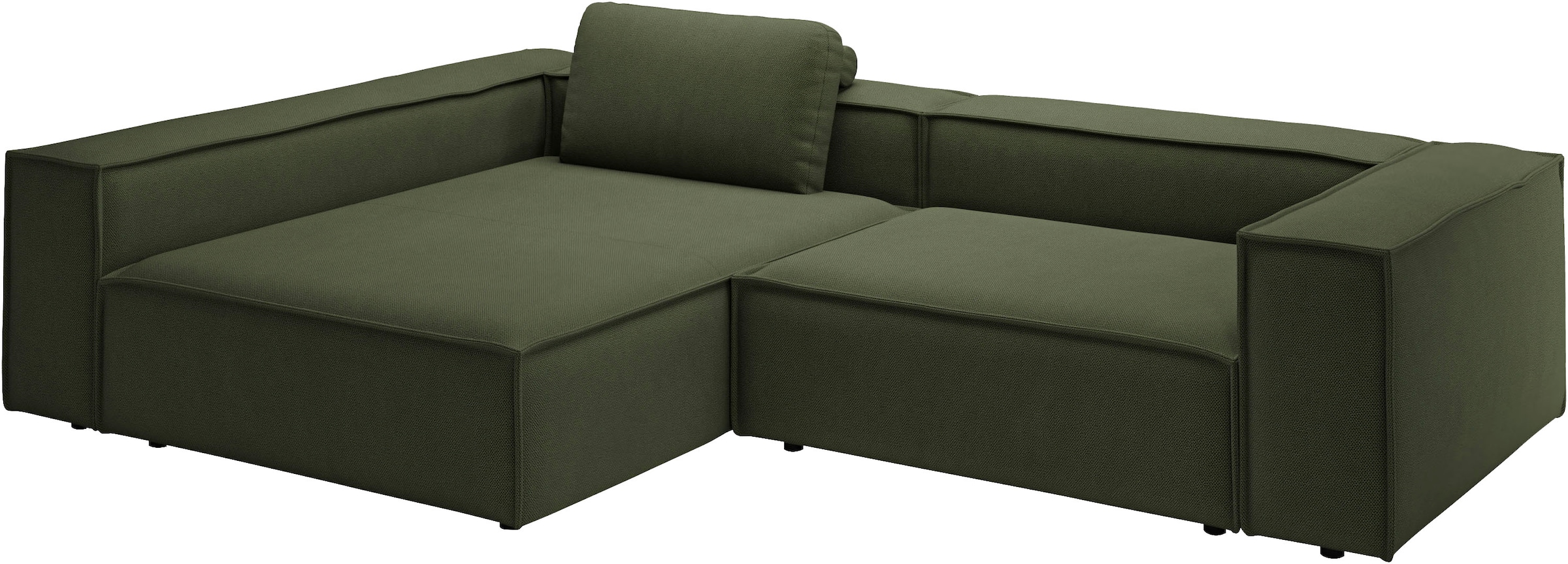 Places of Style Ecksofa »Watertown, moderne XXL L-Form, 306 cm breit«, Komfortabel mit tiefer Sitzfläche – ideal für große Wohnräume