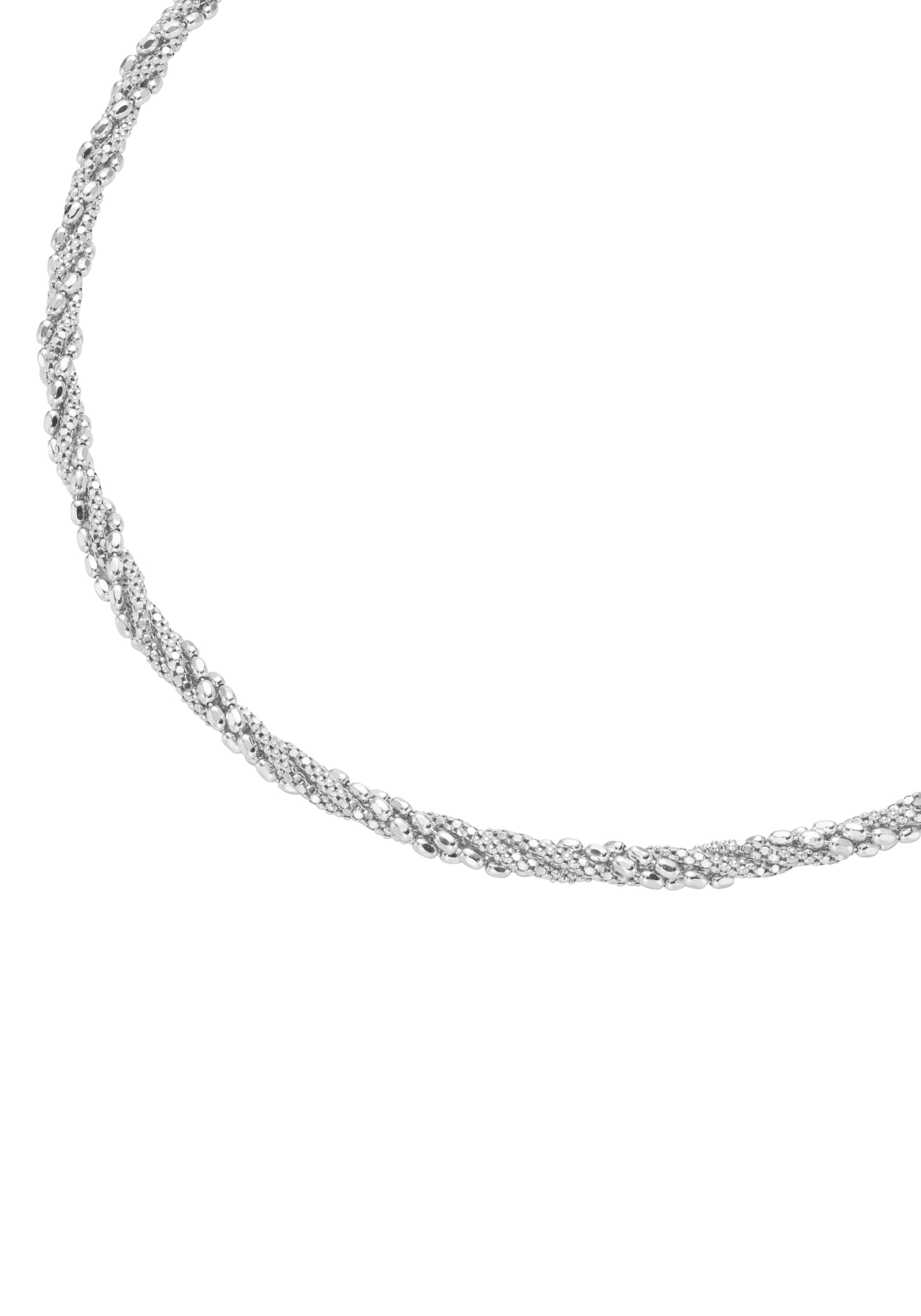 Firetti Silberkette »Schmuck Geschenk, rhodiniert, teilweise diamantiert,  massiv«, zu Kleid, Shirt, Jeans, Sneaker! Anlass Geburtstag Weihnachten bei  OTTO