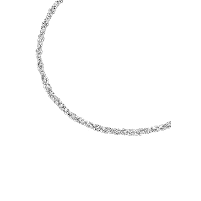Firetti Silberkette »Schmuck Geschenk, rhodiniert, teilweise diamantiert,  massiv«, zu Kleid, Shirt, Jeans, Sneaker! Anlass Geburtstag Weihnachten bei  OTTO