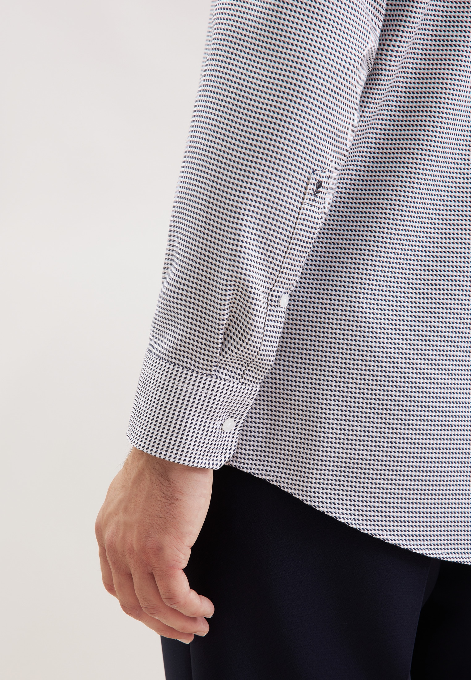 seidensticker Businesshemd »Schwarze Rose« Regular 1/1 Kentkragen Pepita