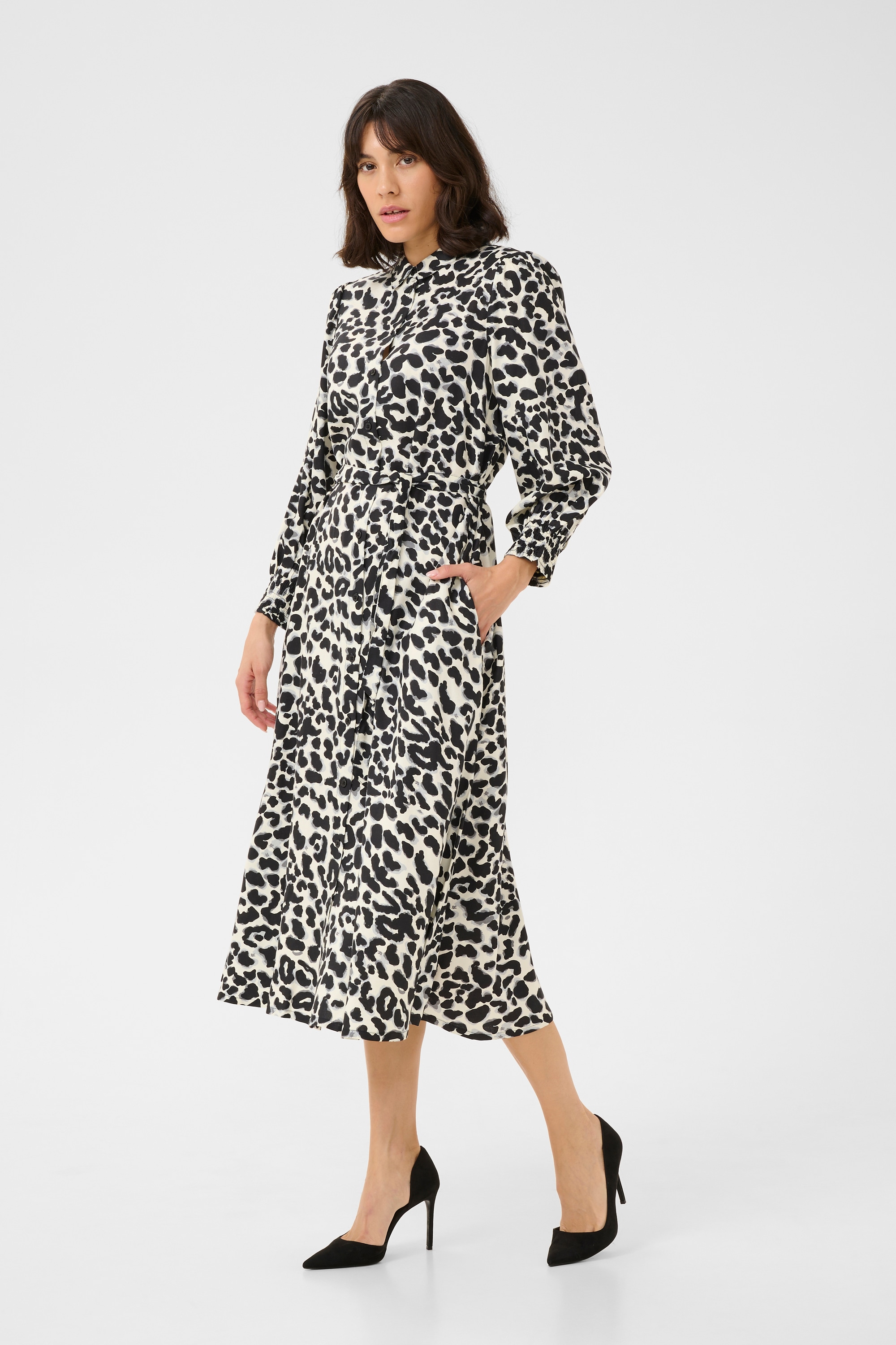 KAFFE Midikleid »Kleid KAemina«