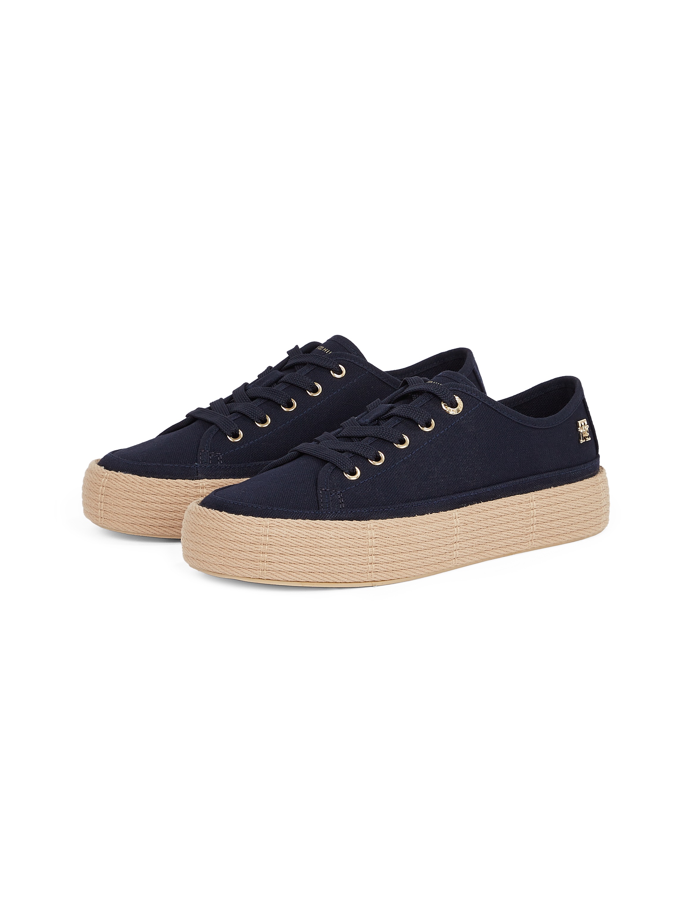 Tommy Hilfiger Damen Plateausneaker »VULC ESPADRILLE SNEAKER« in blau, Größe 36