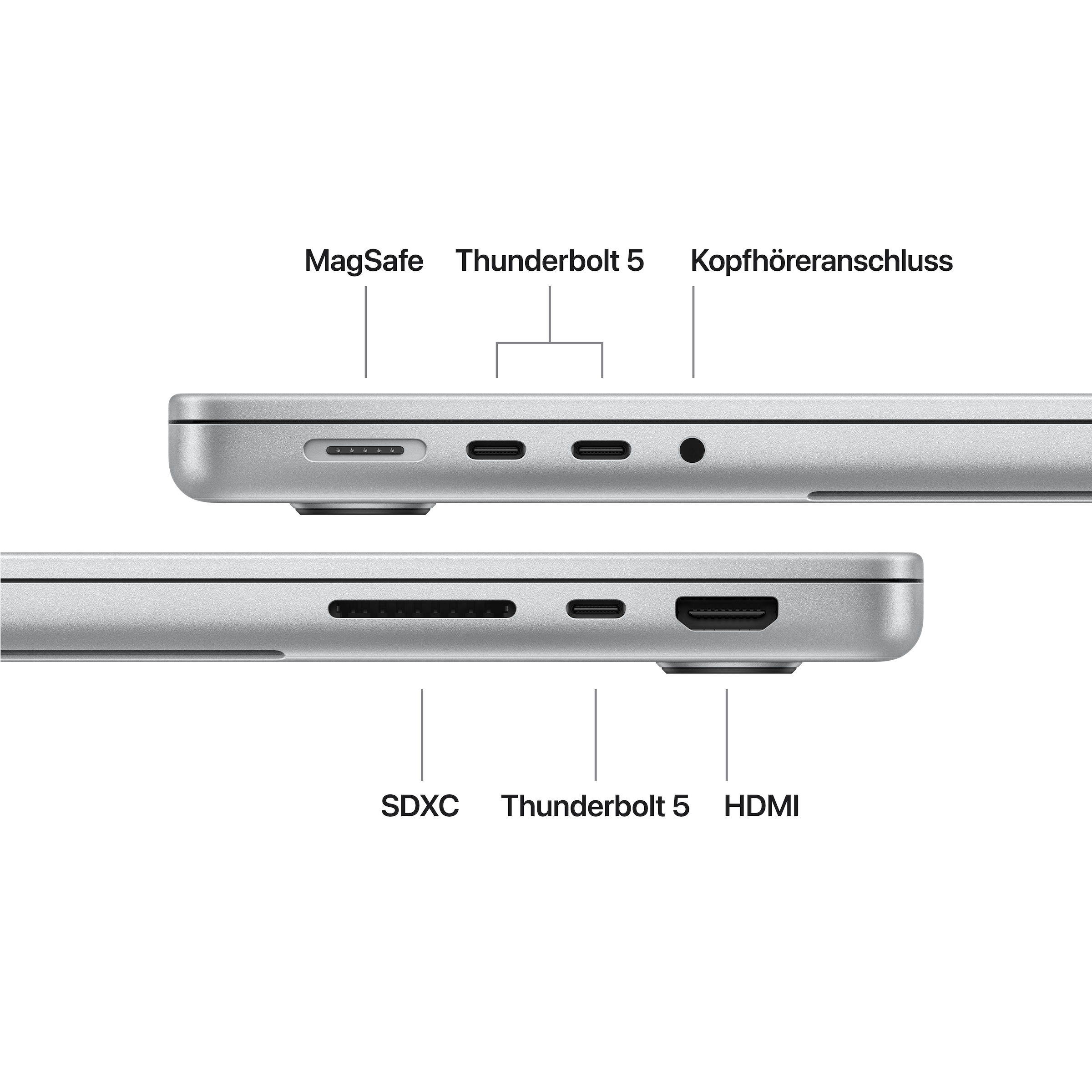 Apple Notebook »14" MacBook Pro« 35,97 cm / 14,2 ″ Apple M5 Pro 16-Core GPU 1.000 GB SSD