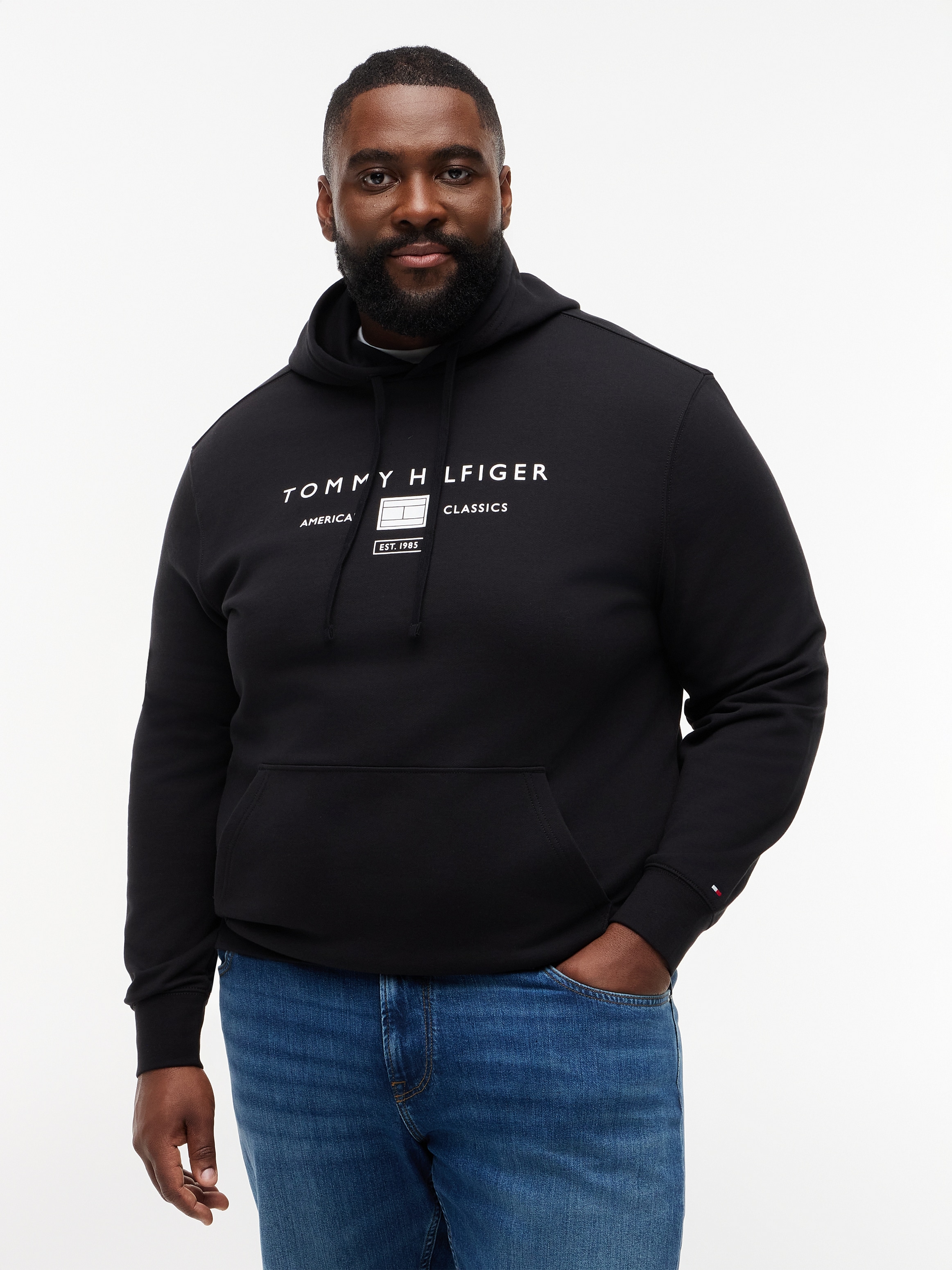 Tommy Hilfiger Big & Tall Hoodie »BT-BRAND L0VE TR MONO STOCK«, Große Größen, normale Passform
