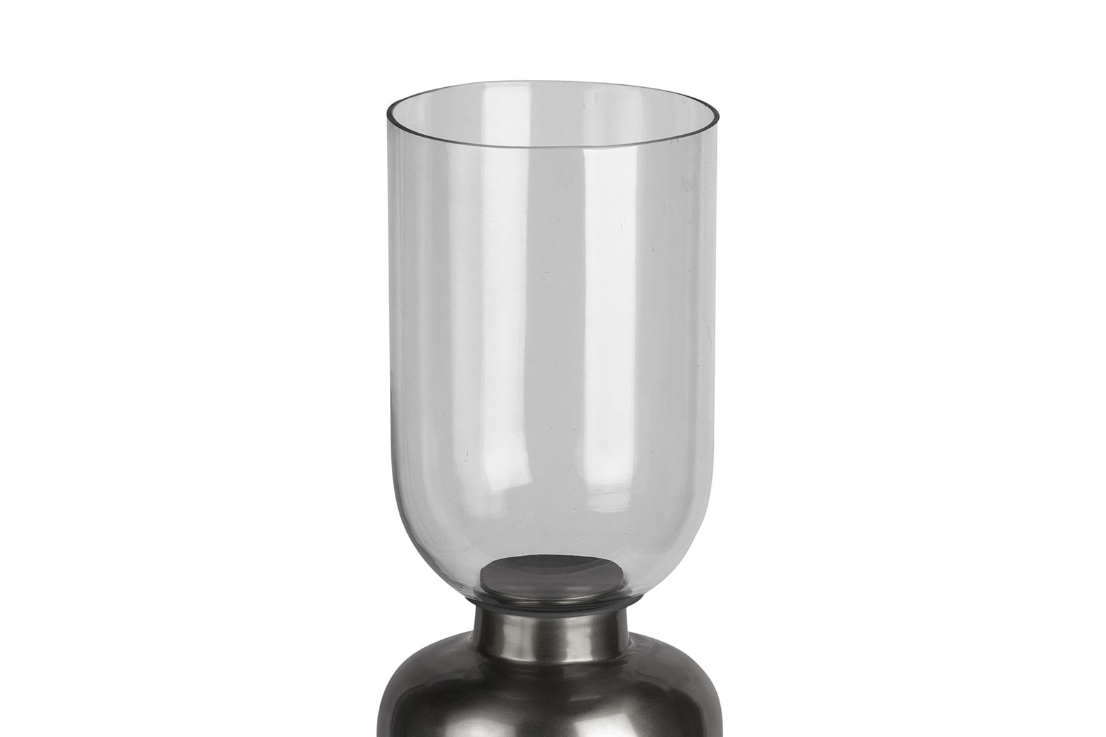 Kayoom Kerzenhalter »Bodenkerzenhalter Shyam 125«, Bodenkerzenhalter aus Metall, Marmor-Sockel, Windlicht aus Glas