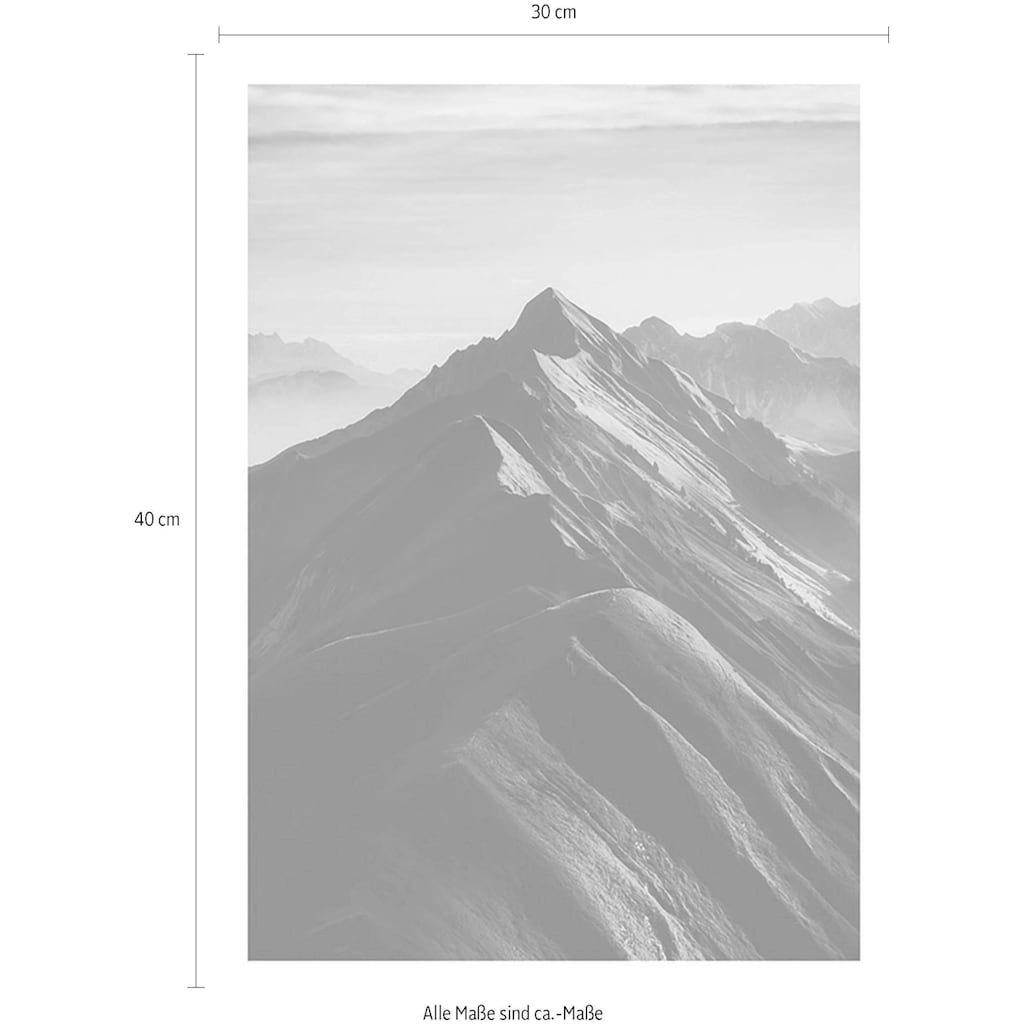 Komar Poster »Mountains Top«, Natur, (1 St.)