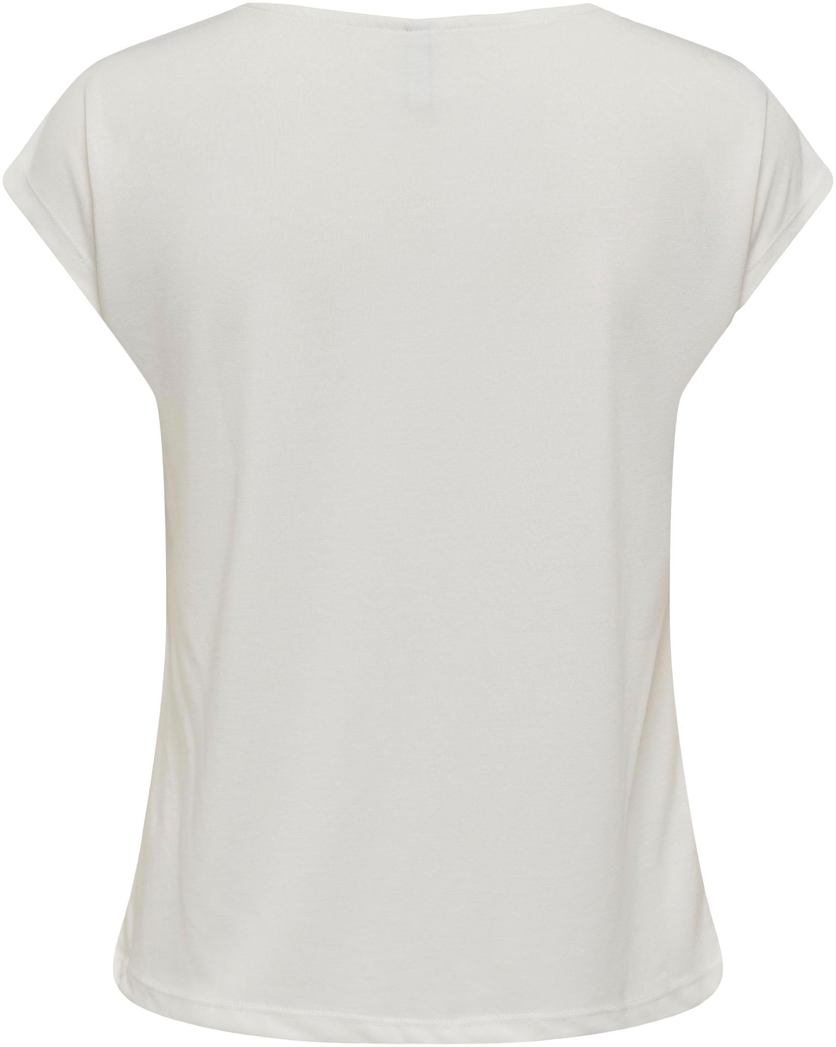 ONLY V-Shirt »ONLFREE S/S MOD.V-NECK TOP JRS NOOS«