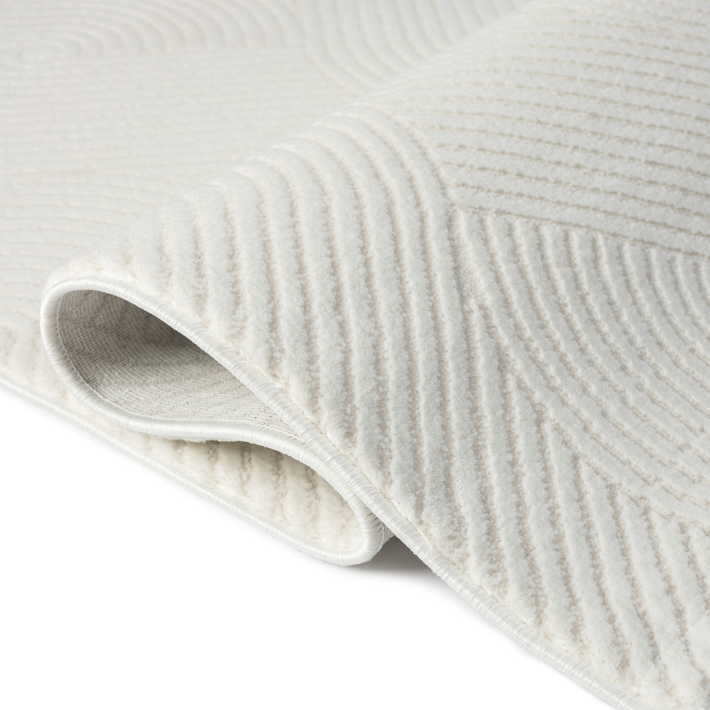 Sehrazat Teppich »Nora 5800 , auch als Läufer« rechteckig 10 mm Höhe Kurzflor, grafisches Hoch Tief  Muster, Wohnzimmer