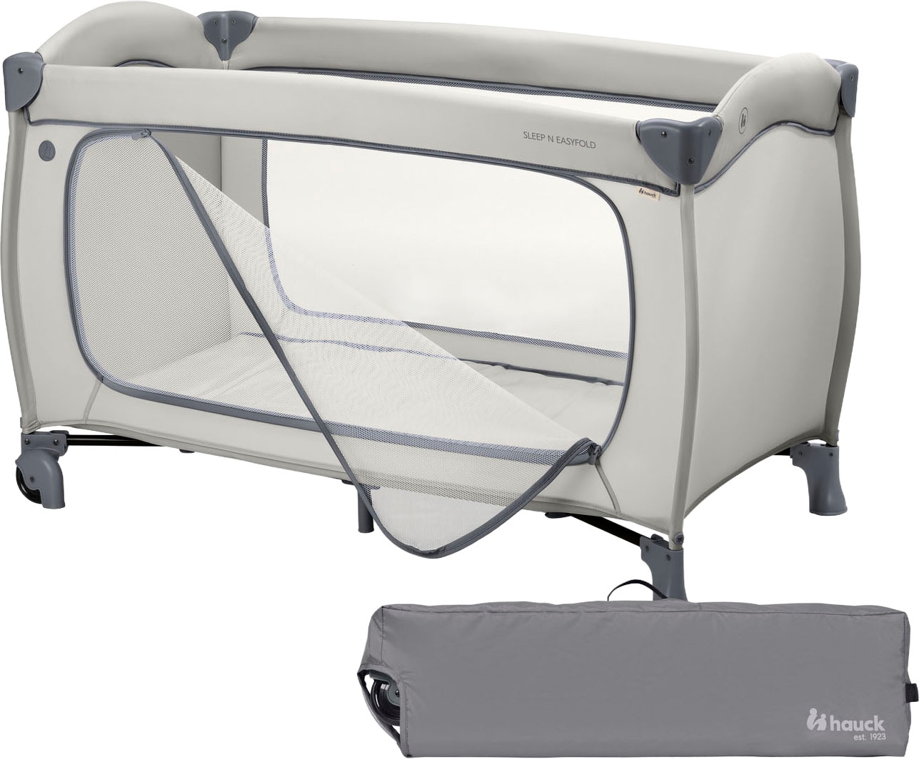 Hauck Baby-Reisebett »Sleep N Easyfold« Vorderausstieg; inkl. Transporttasche