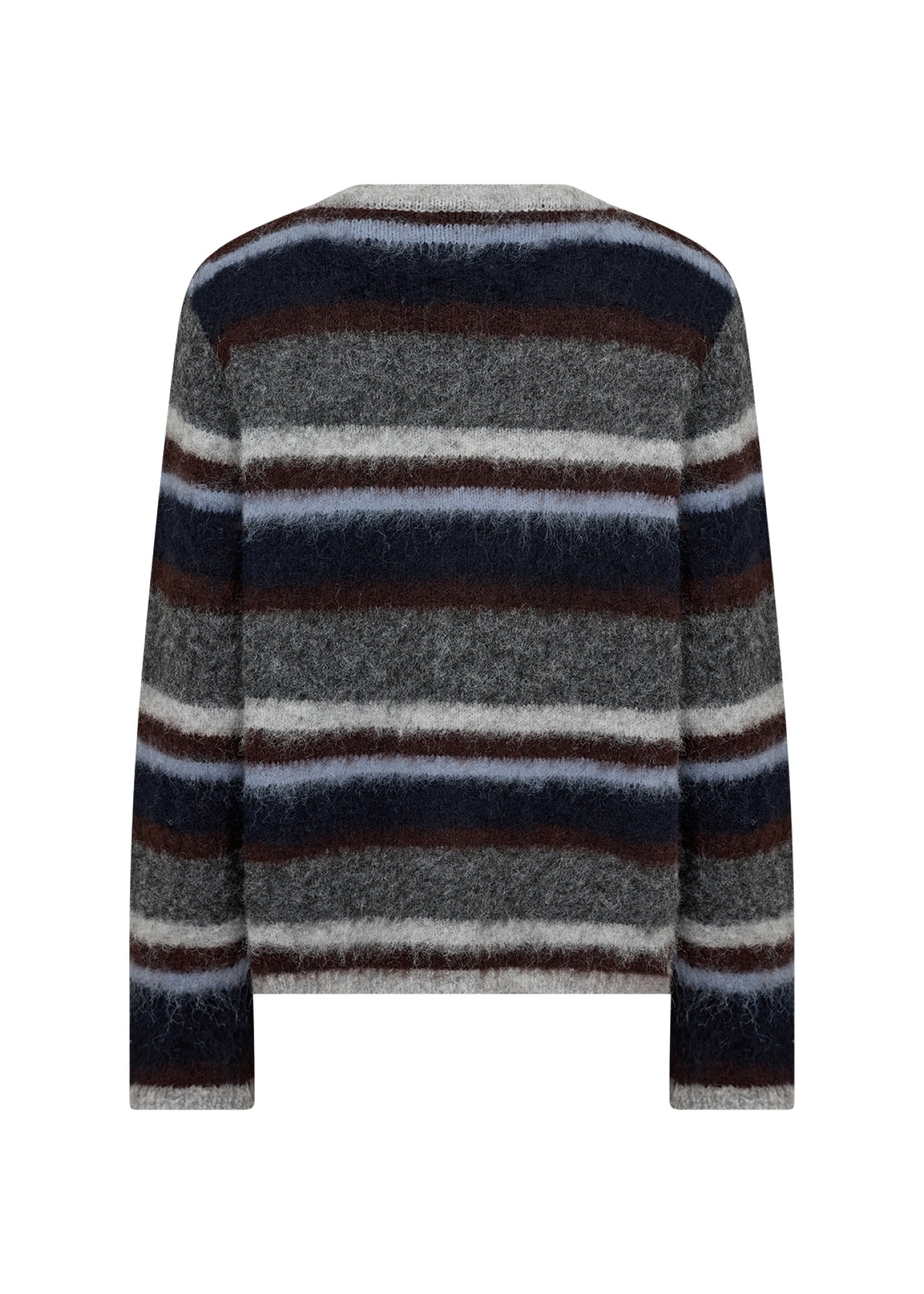 soyaconcept Strickpullover »SC-HADIL YD 2« Materialmix mit Wolle