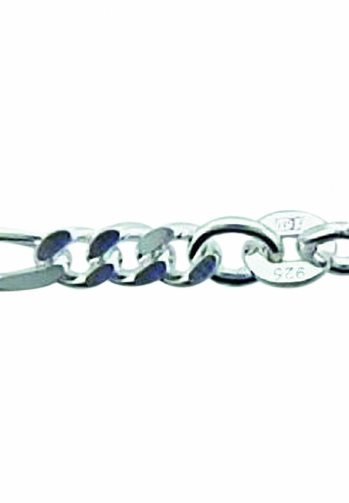 Adelia´s Silberarmband »925 Silber Figaro Armband 19 cm Ø 3,4 mm«