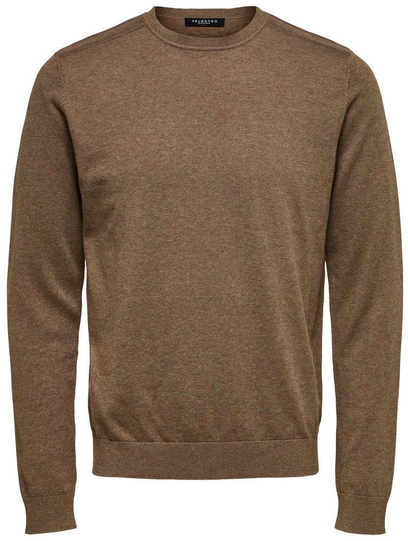 SELECTED HOMME Strickpullover »SLHBERG CREW NECK NOOS«