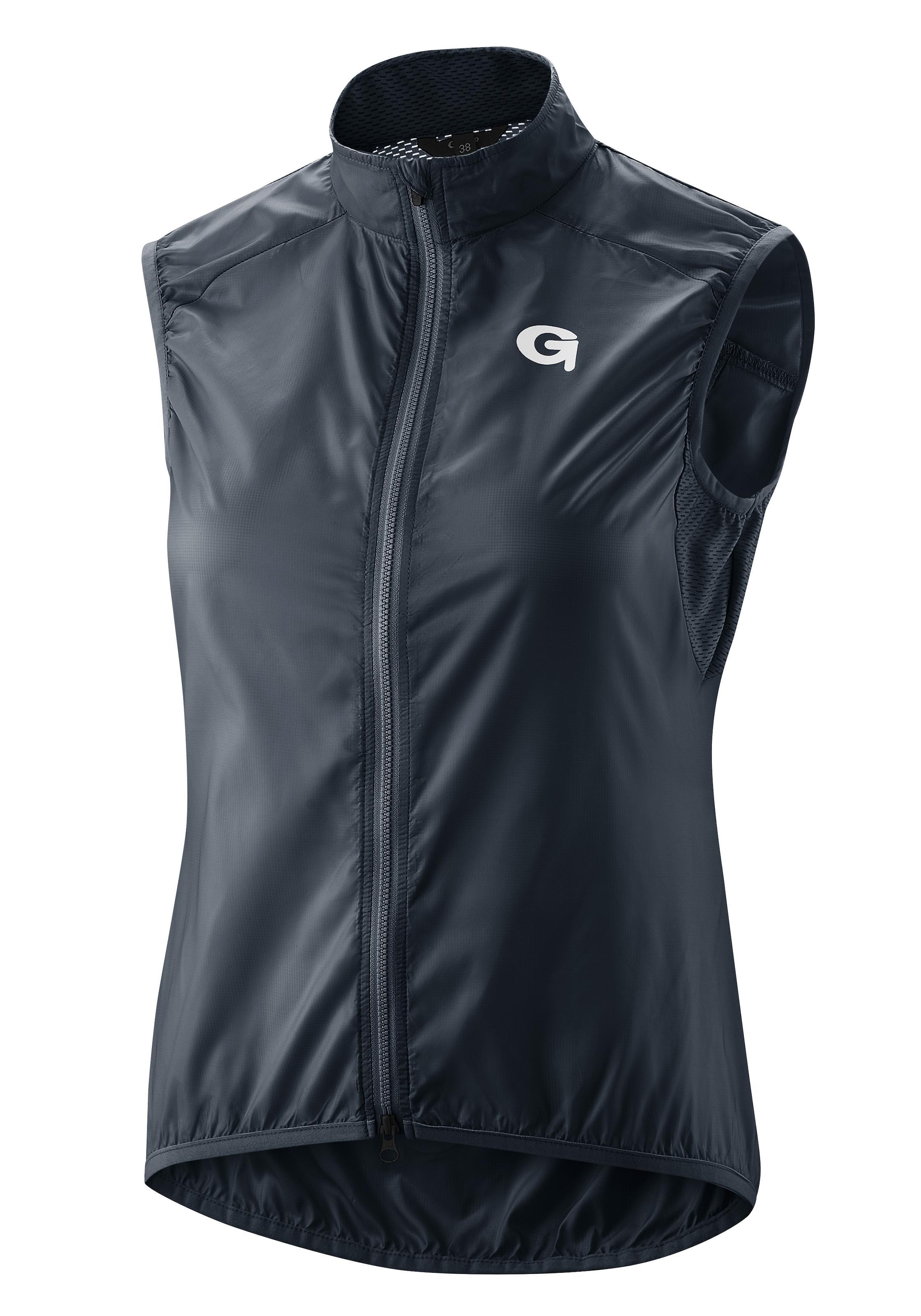 Gonso Funktionsweste »Road Vest Wind W«, Damen Weste, atmungsaktive Radweste, leichte Windweste, Tight Fit