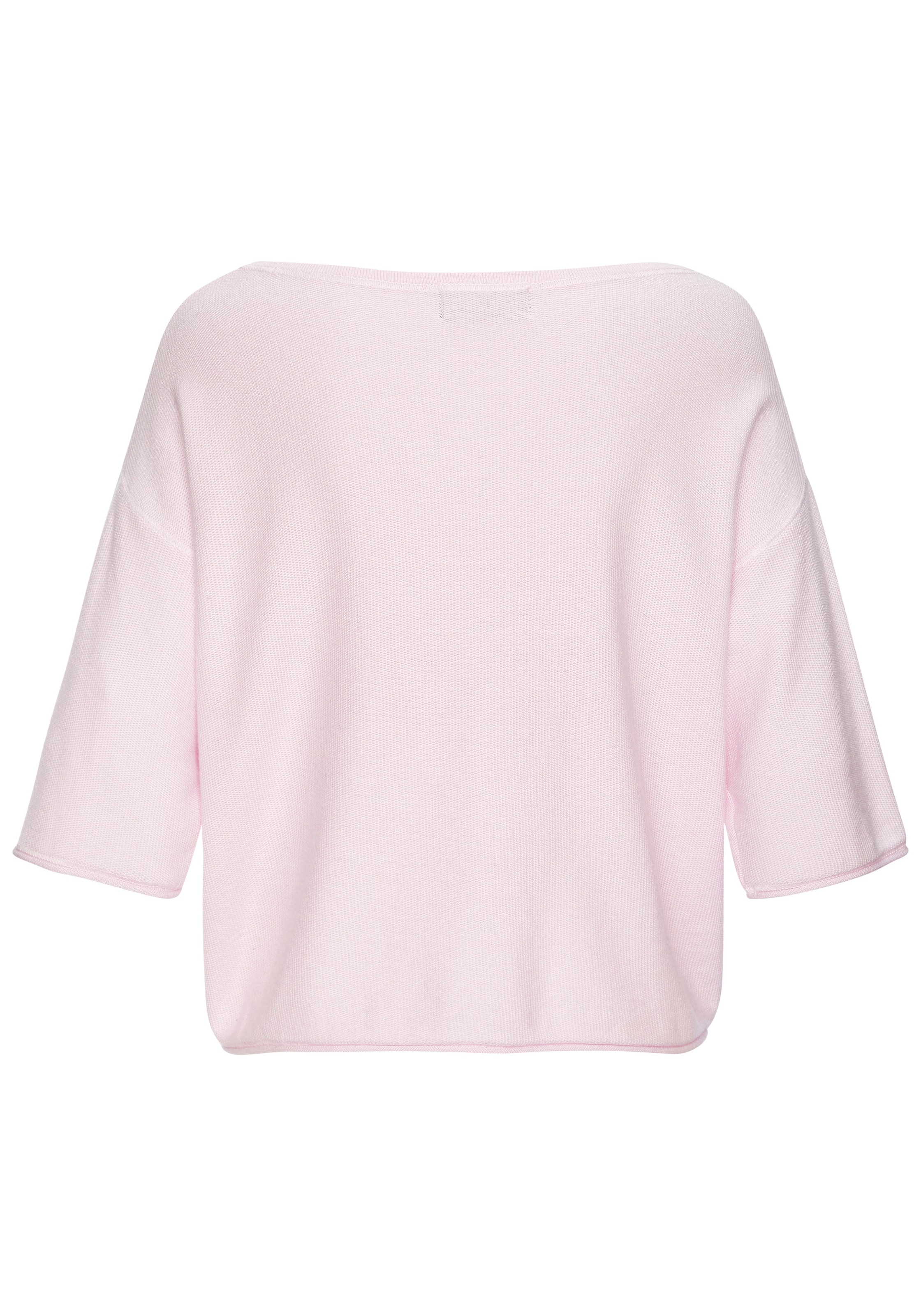 Elbsand 3/4-Arm-Shirt mit U-Boot Ausschnitt, Loungewear